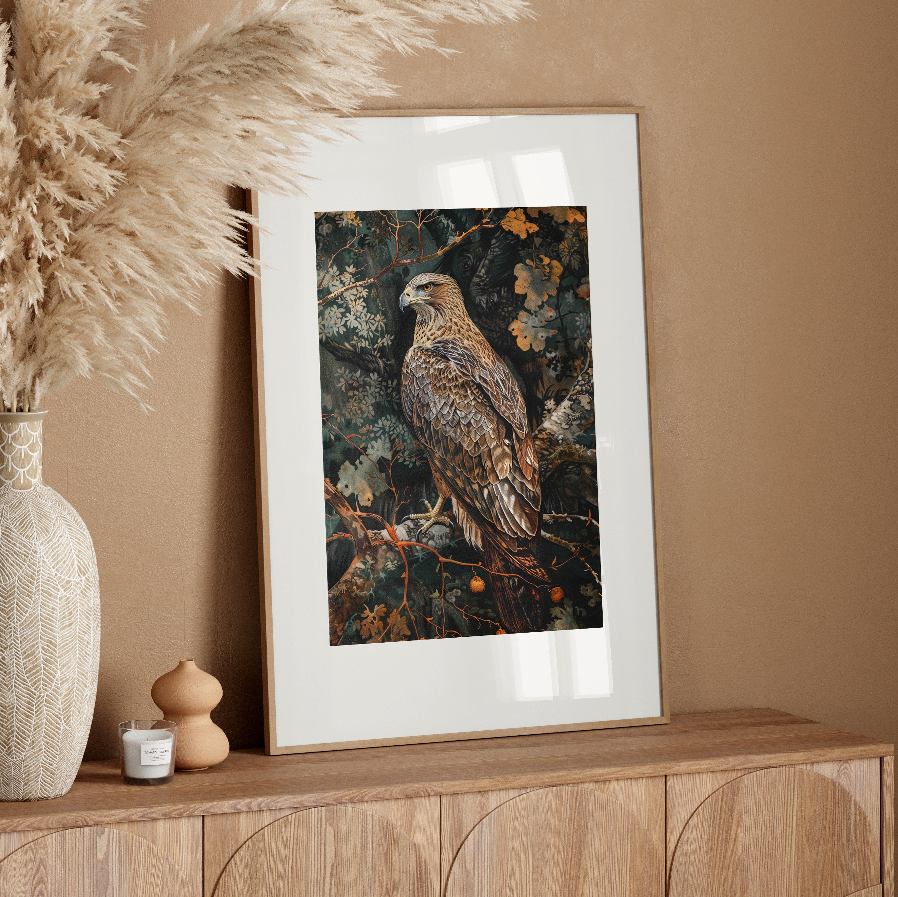 Majestic Hawk in Autumn