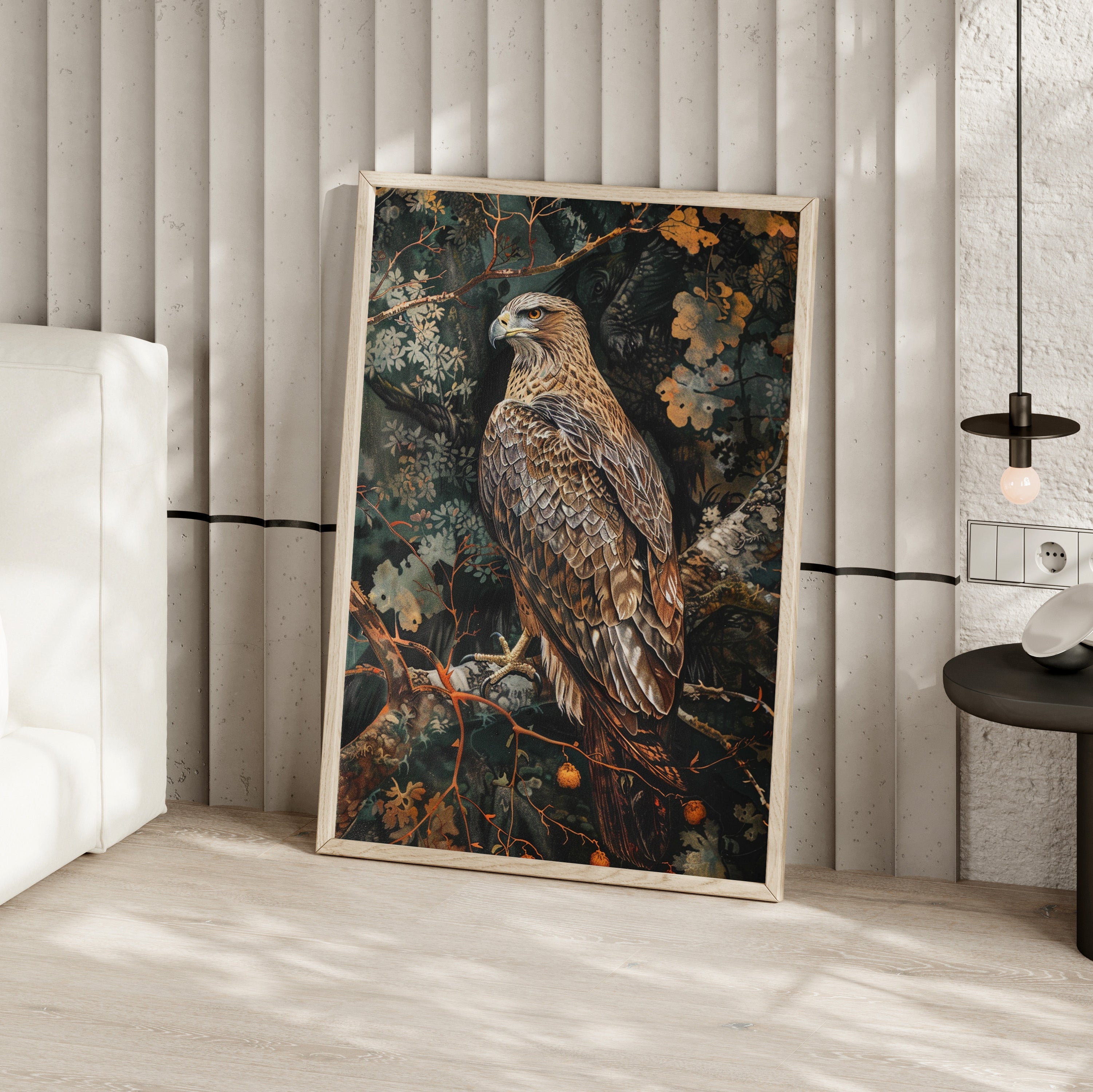 Majestic Hawk in Autumn
