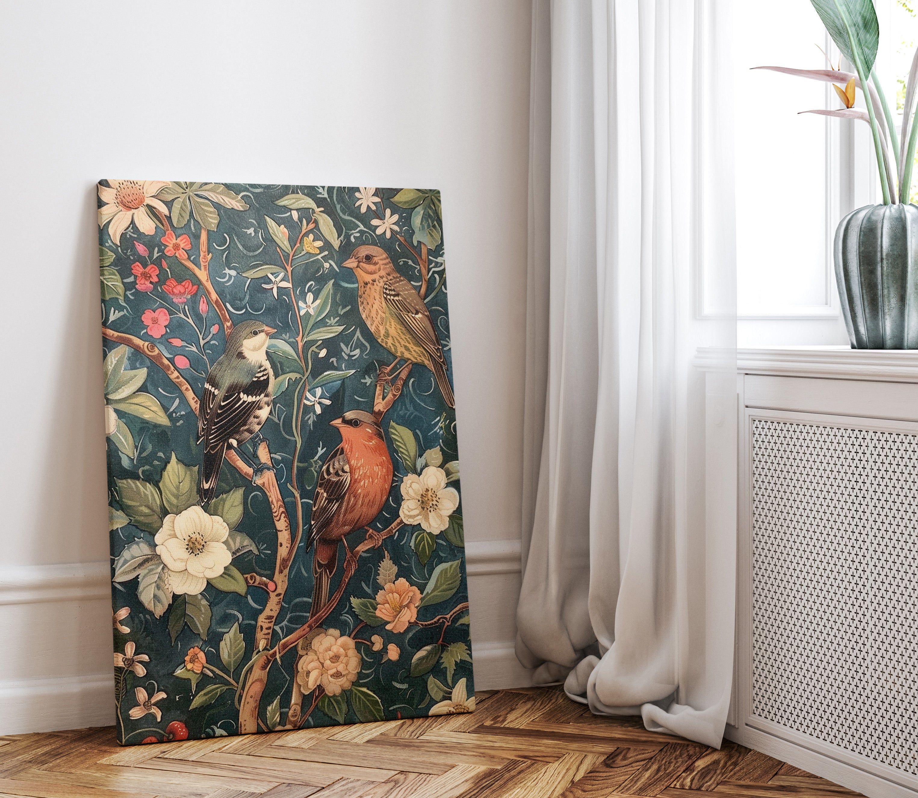 1.25" Matte Canvas - Robin and Sparrow Symphony