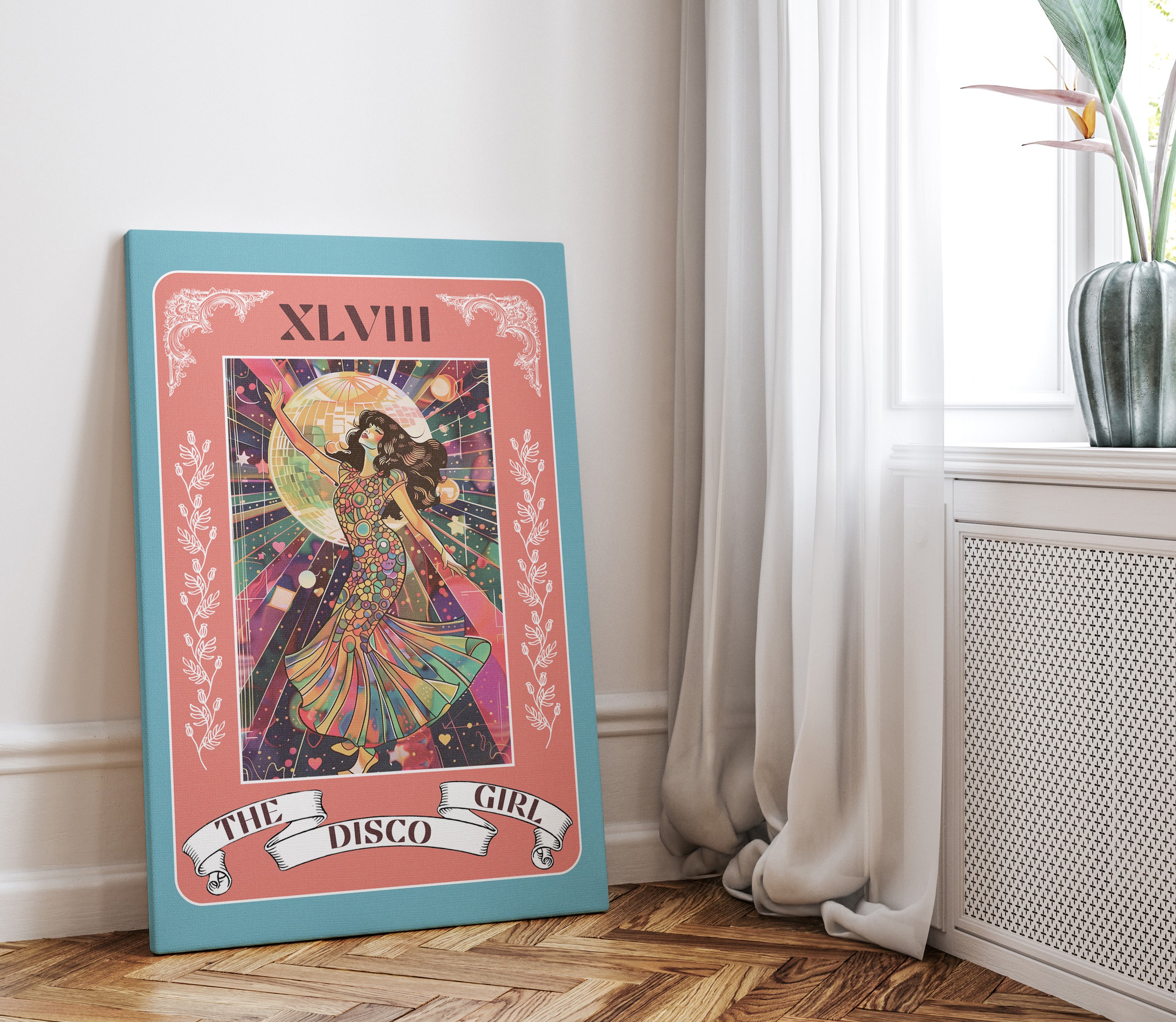 .75" Matte Canvas - The Disco Girl