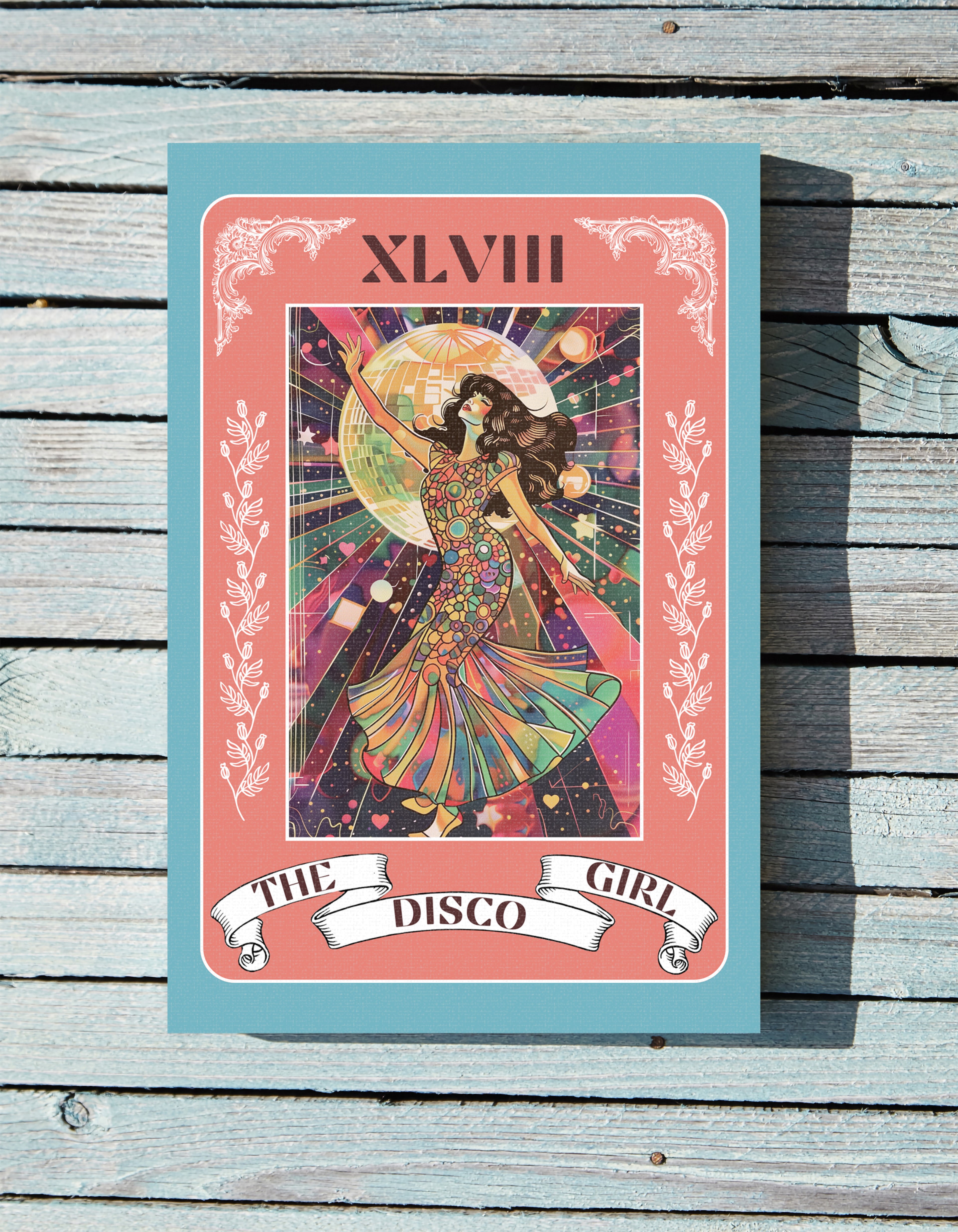 .75" Matte Canvas - The Disco Girl