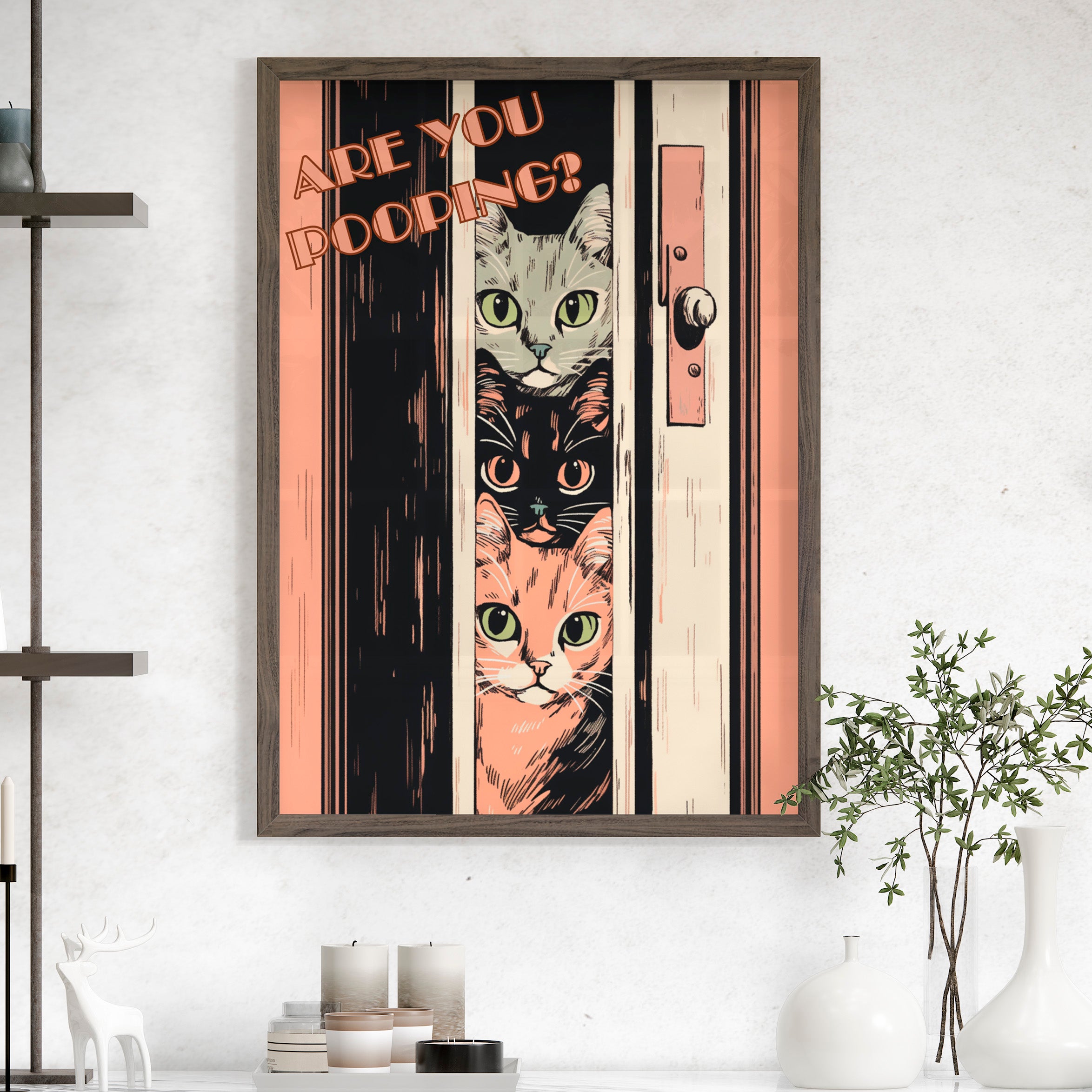 Feline Bathroom Inquisition
