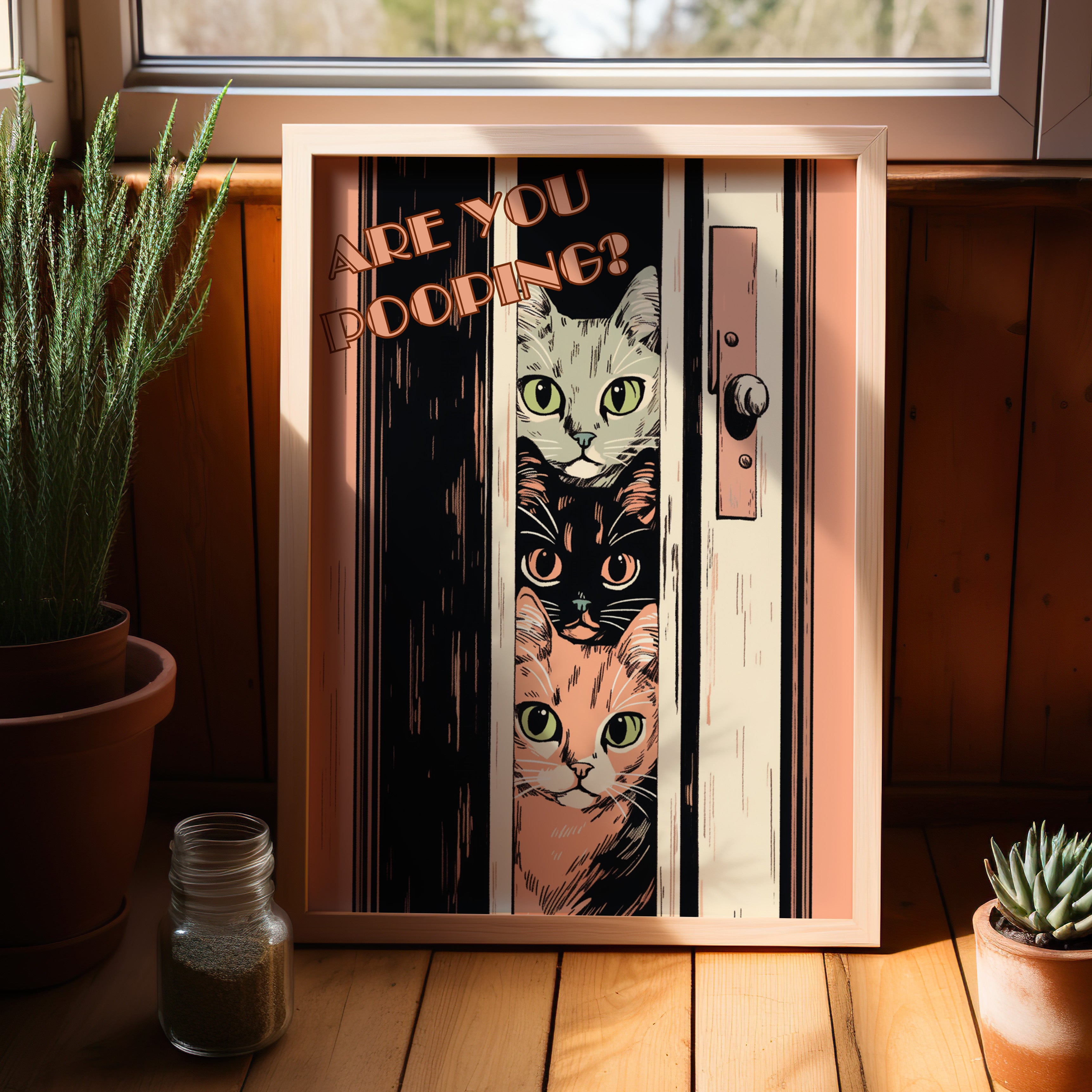 Feline Bathroom Inquisition