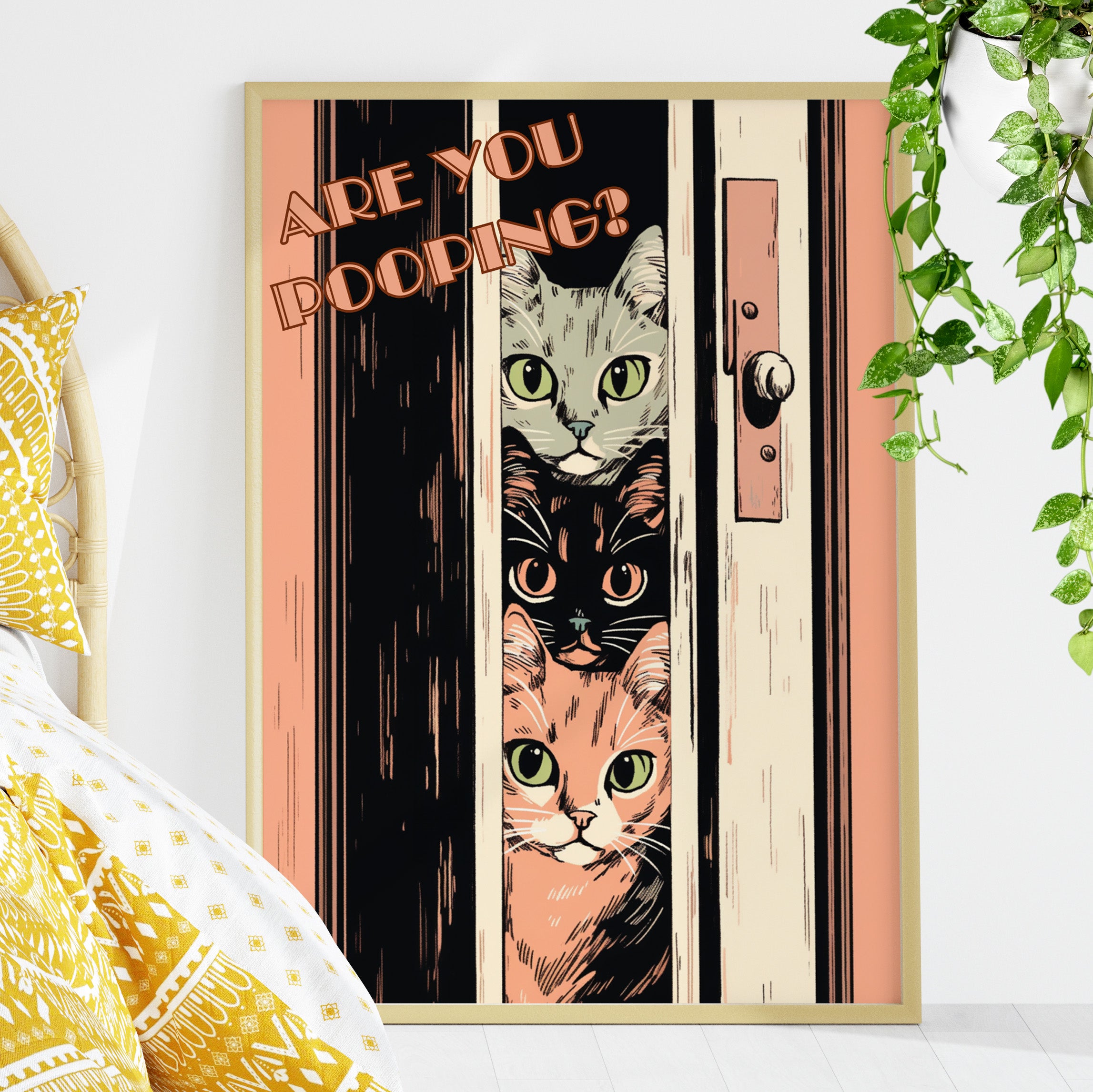 Feline Bathroom Inquisition