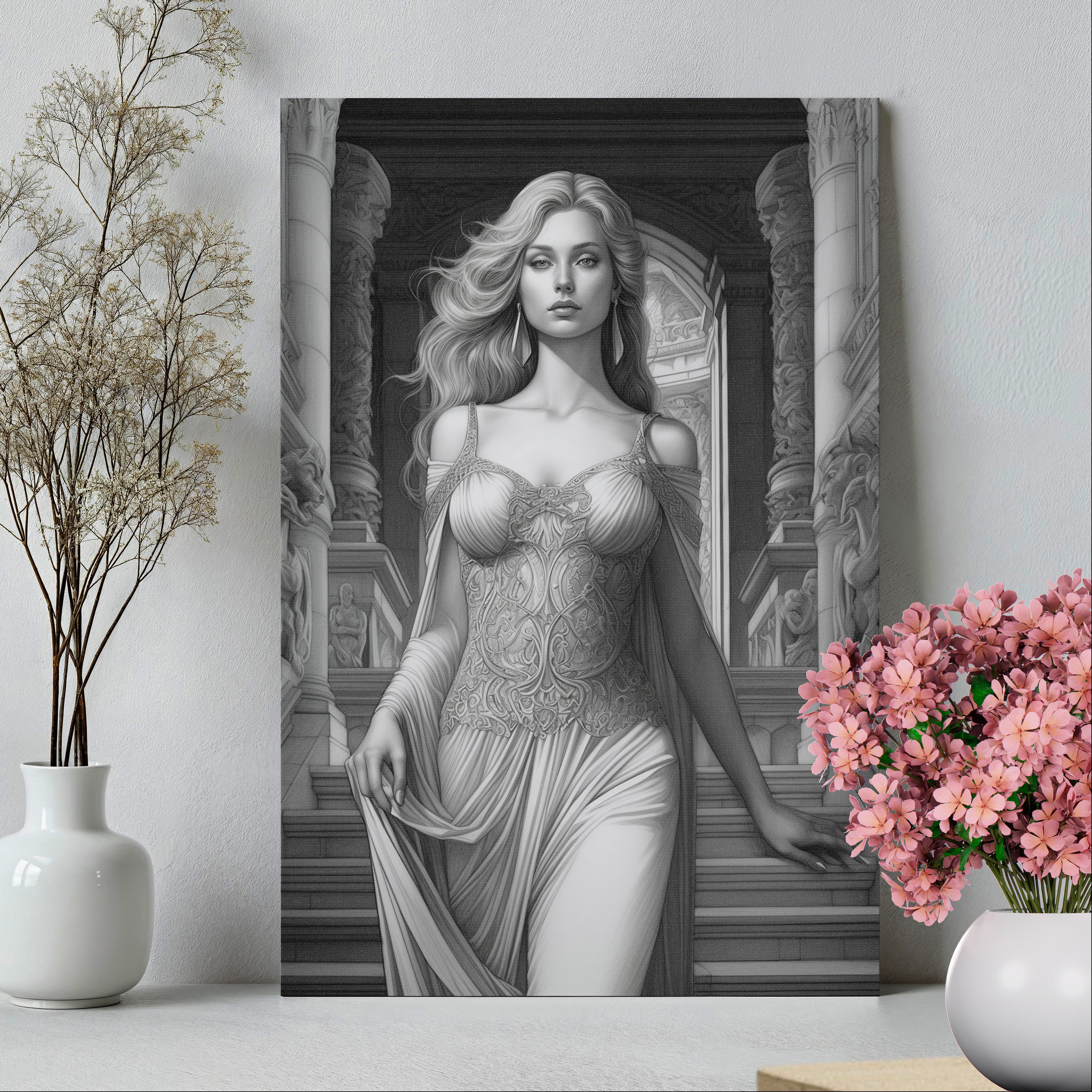 .75" Matte Canvas - Ethereal Freya&