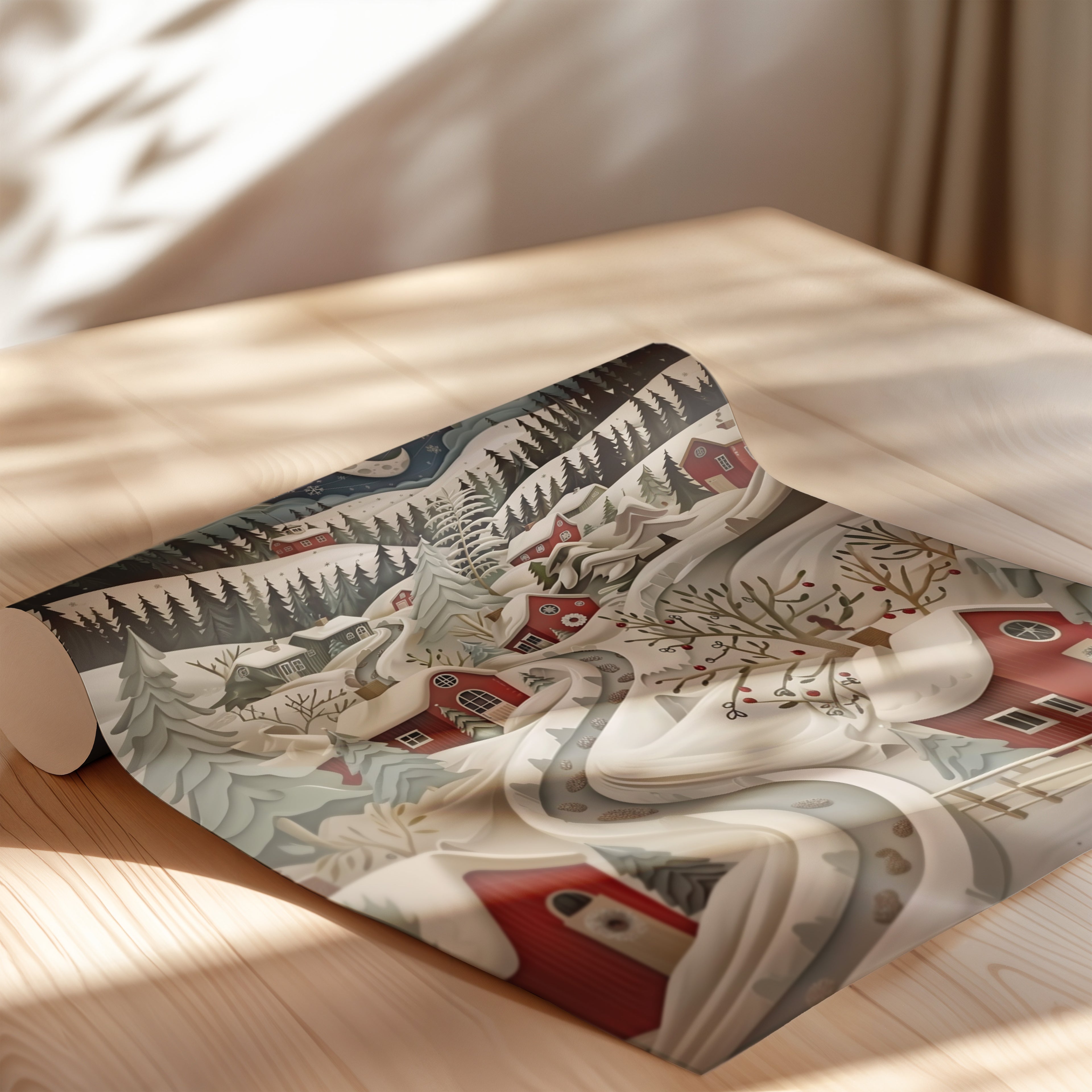 Silent Snowfall Village