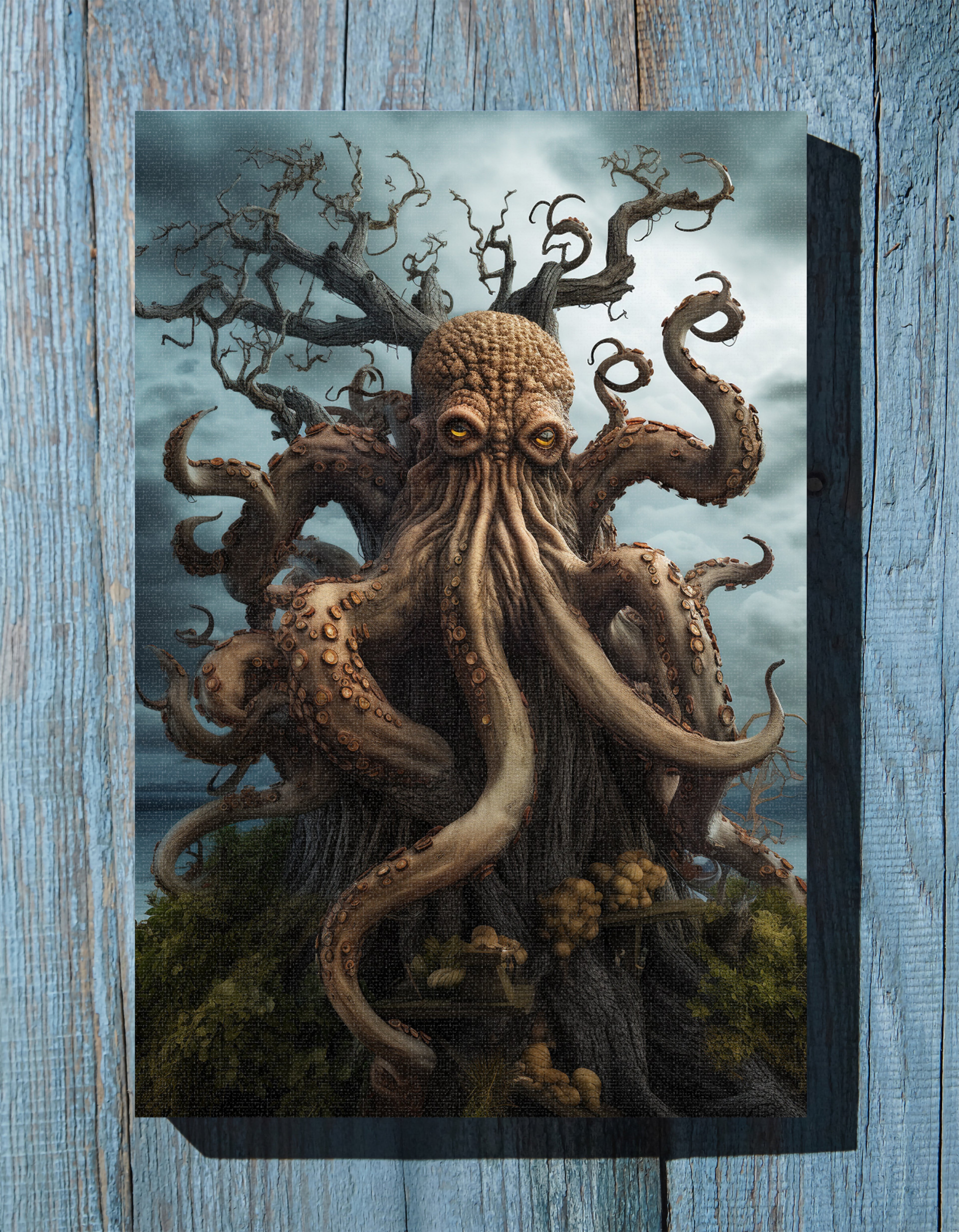 .75" Matte Canvas - Cthulhu&