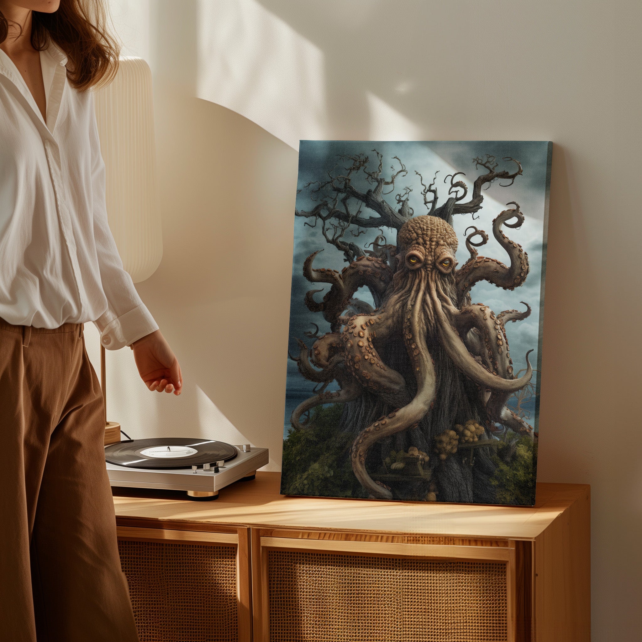.75" Matte Canvas - Cthulhu&
