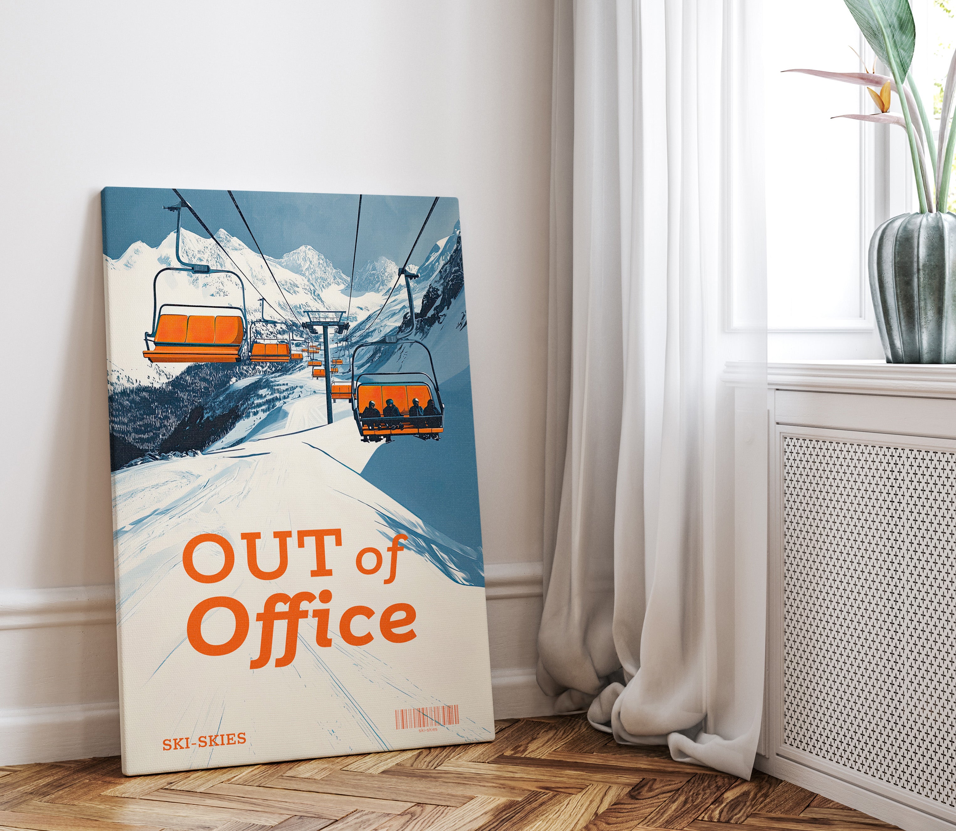 1.25" Matte Canvas - Out of Office Skies