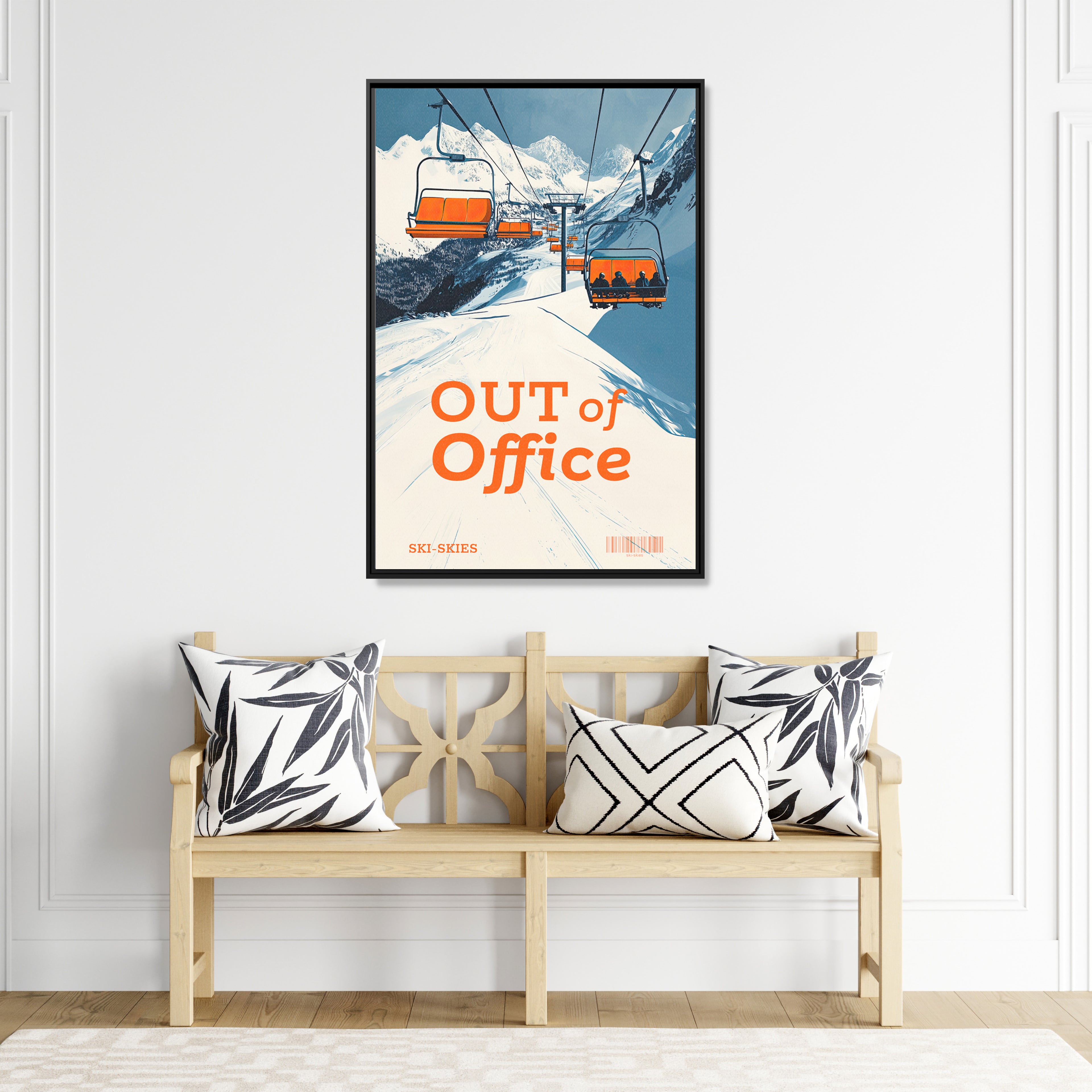 Framed Canvas - Out of Office Skies