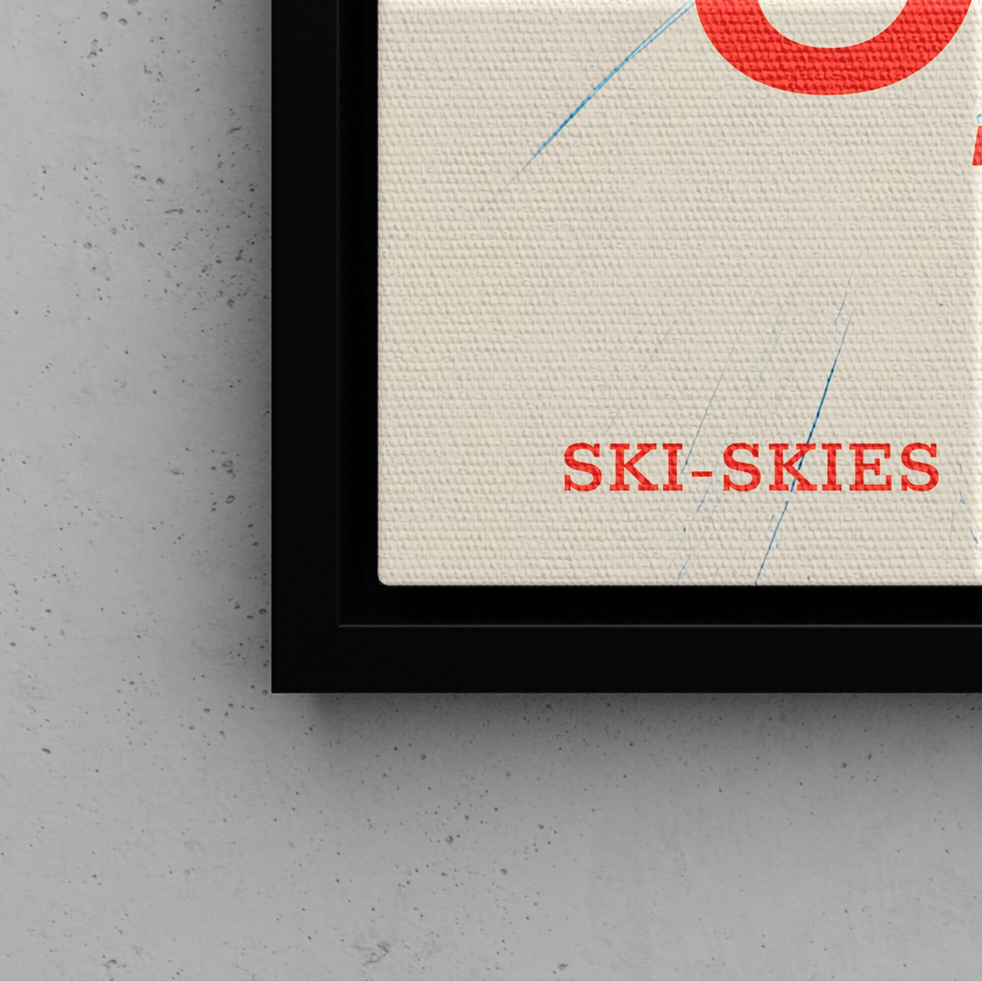 Framed Canvas - Out of Office Skies
