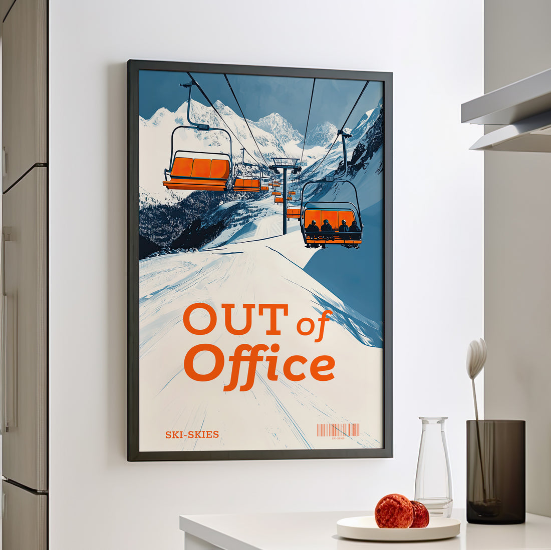 Framed Paper Print - Out of Office Skies