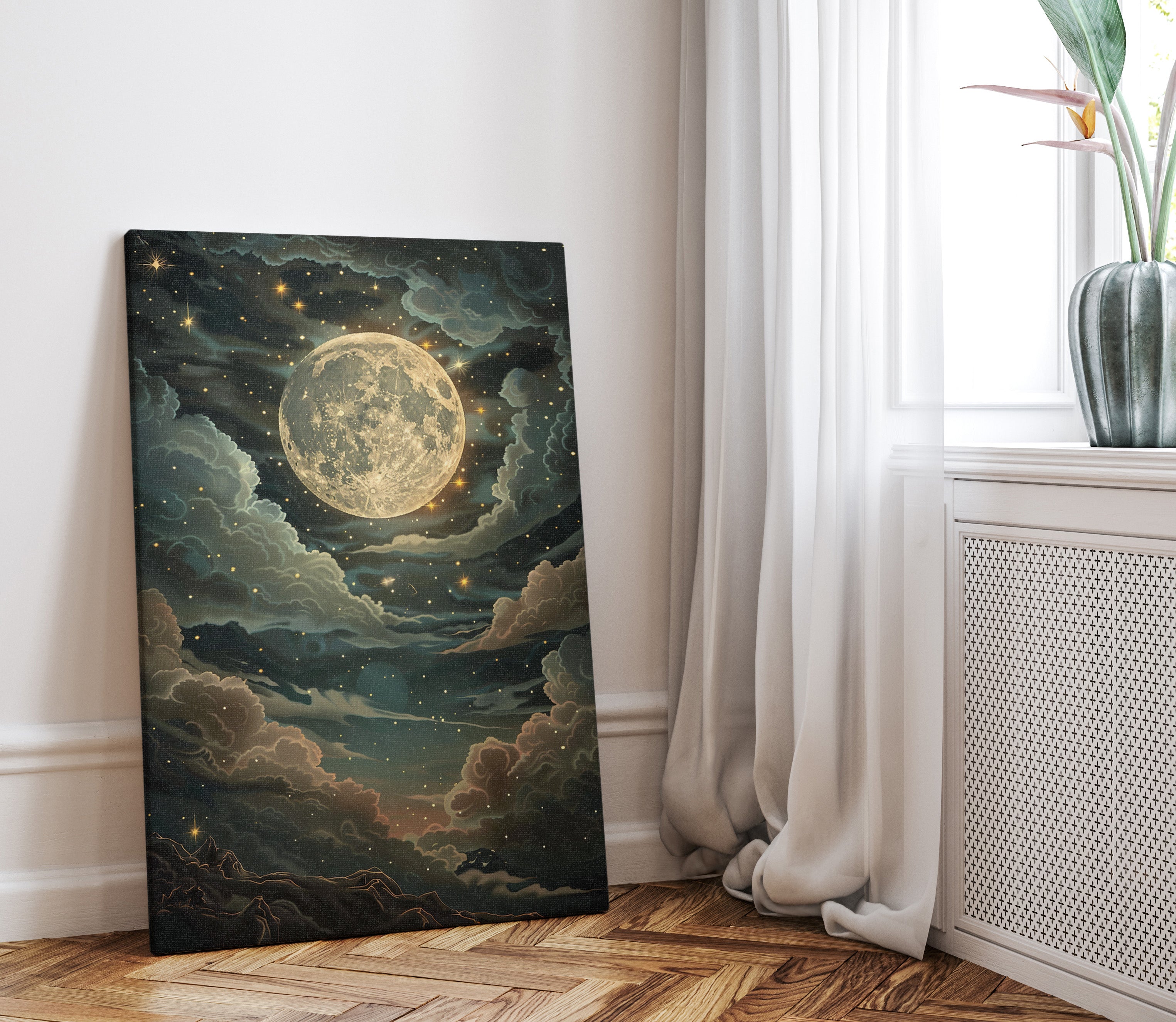.75" Matte Canvas - Enchanting Lunar Glow