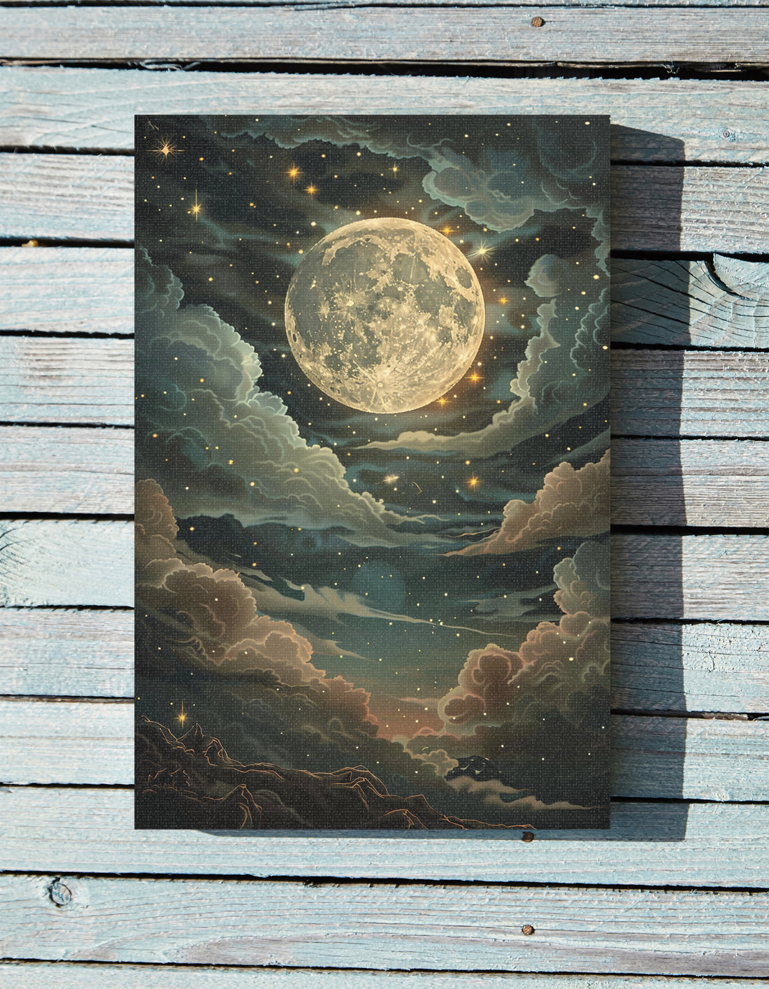 .75" Matte Canvas - Enchanting Lunar Glow
