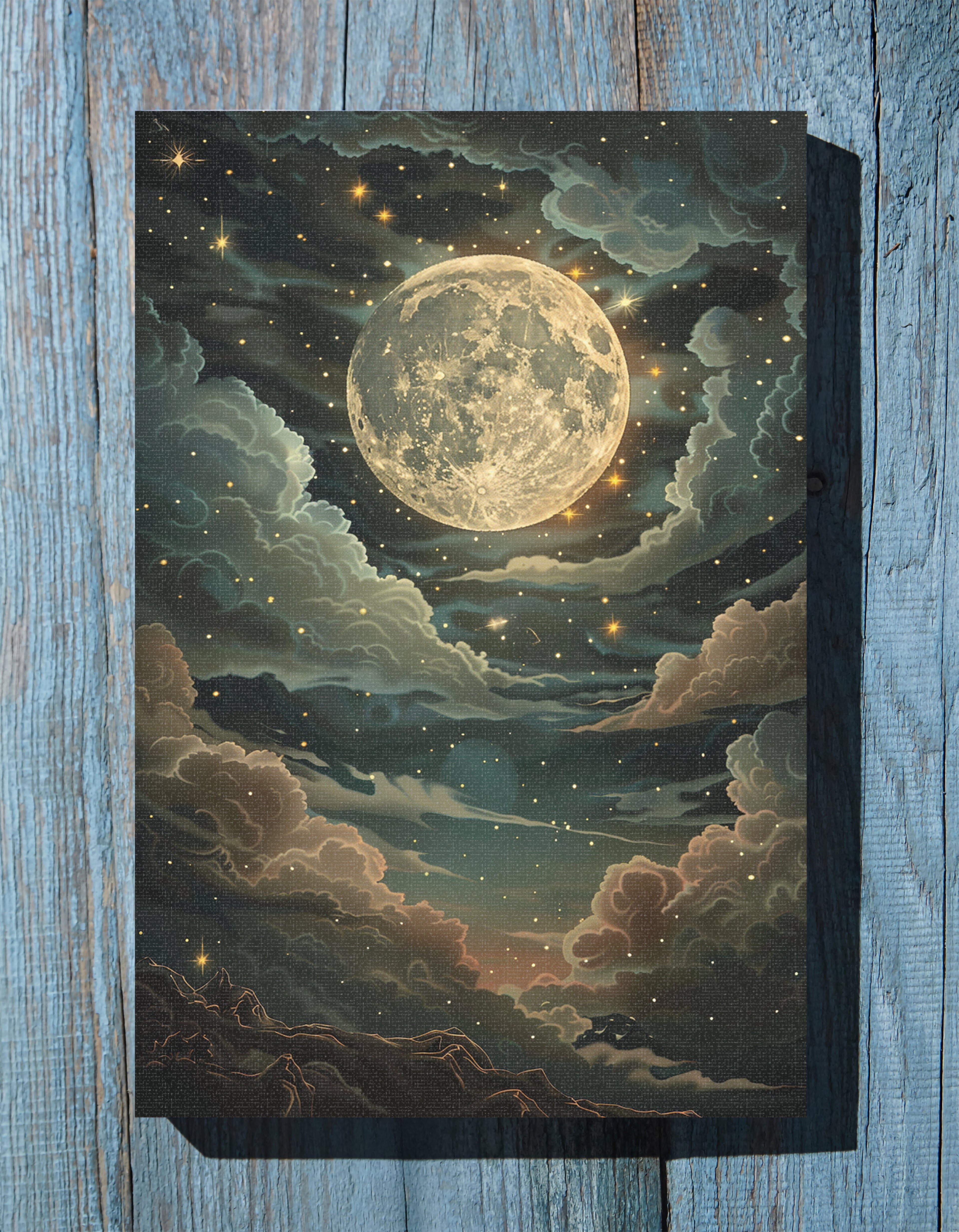 .75" Matte Canvas - Enchanting Lunar Glow