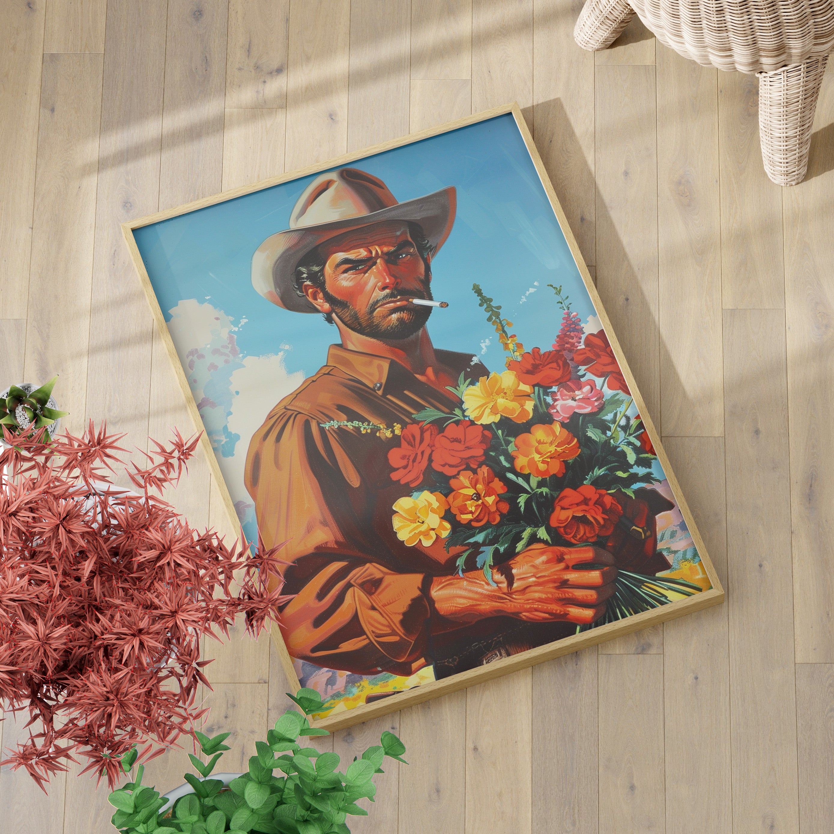 Rugged Blooms Cowboy