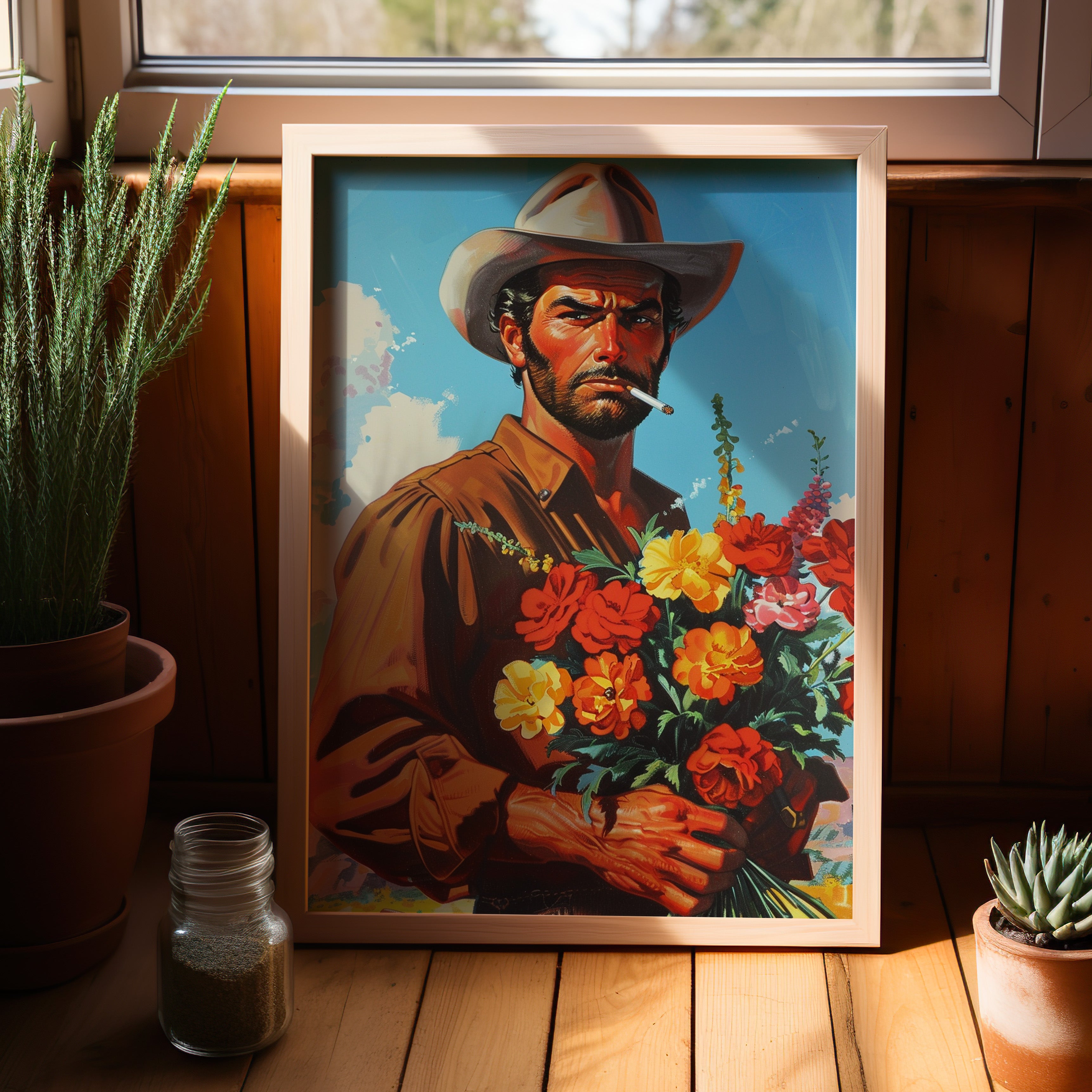 Rugged Blooms Cowboy