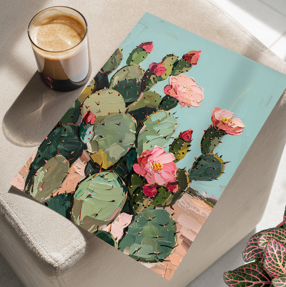 Arizona Blooming Cactus Color