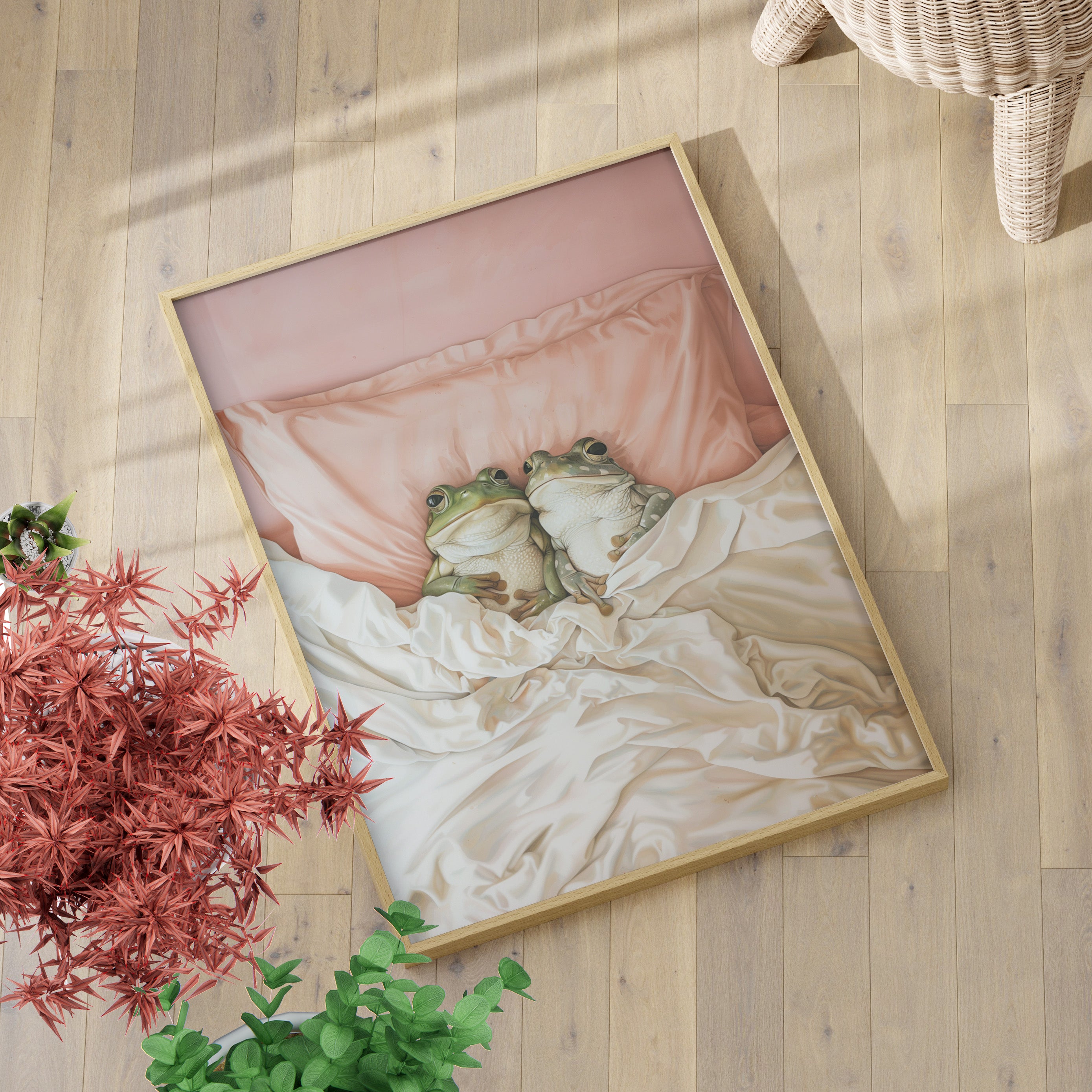 Cozy Frogs Romantic Bliss