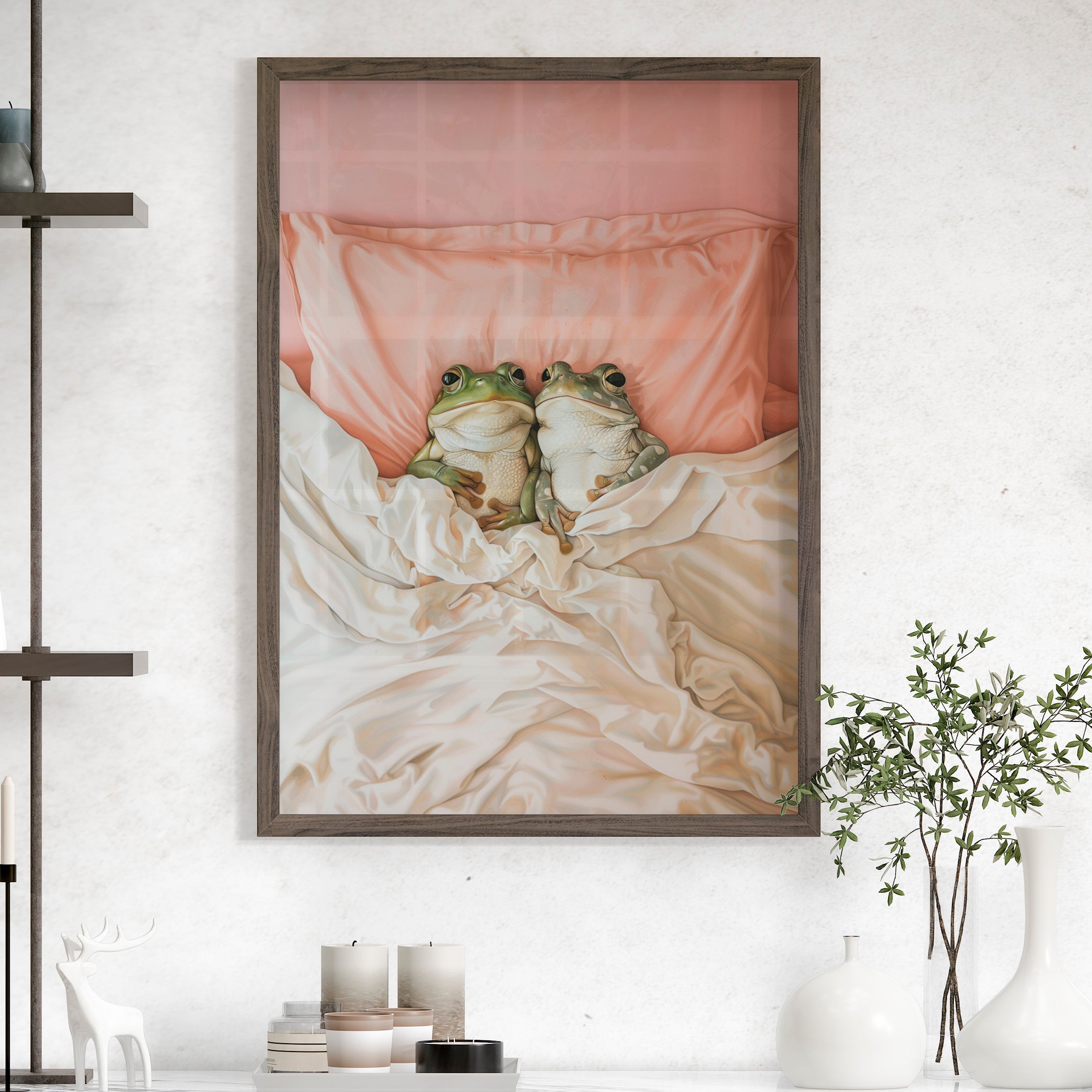 Cozy Frogs Romantic Bliss