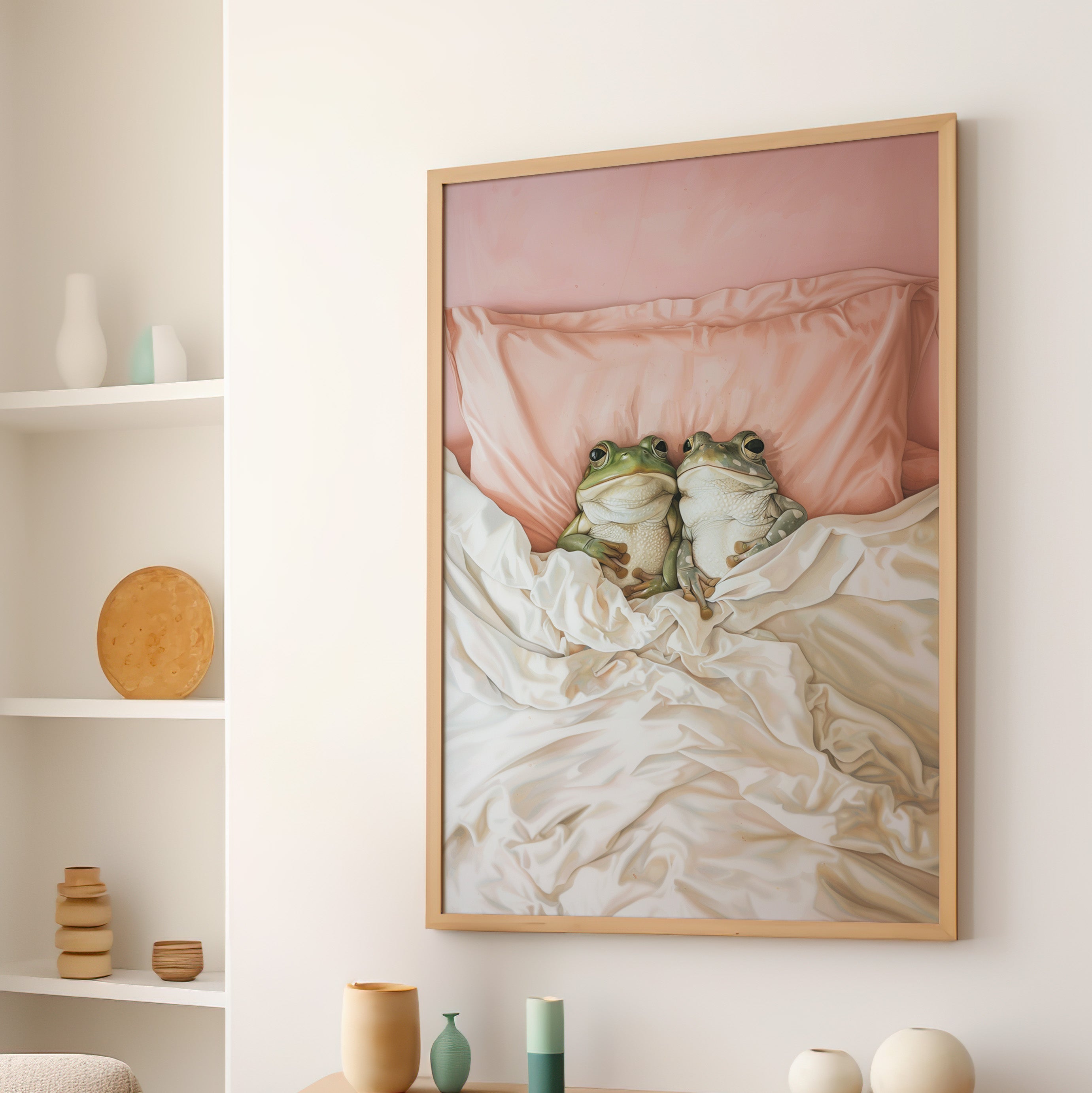 Cozy Frogs Romantic Bliss