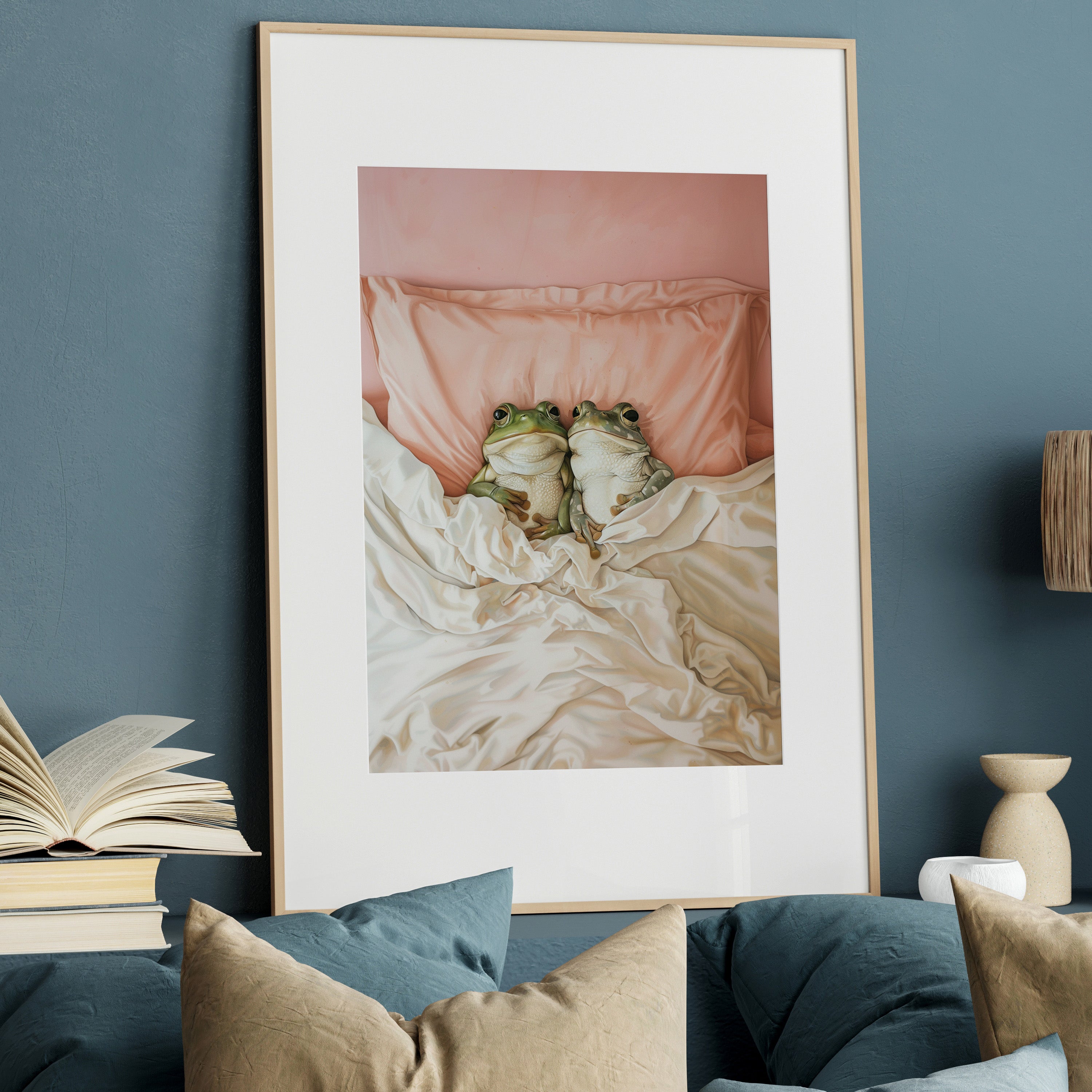 Cozy Frogs Romantic Bliss