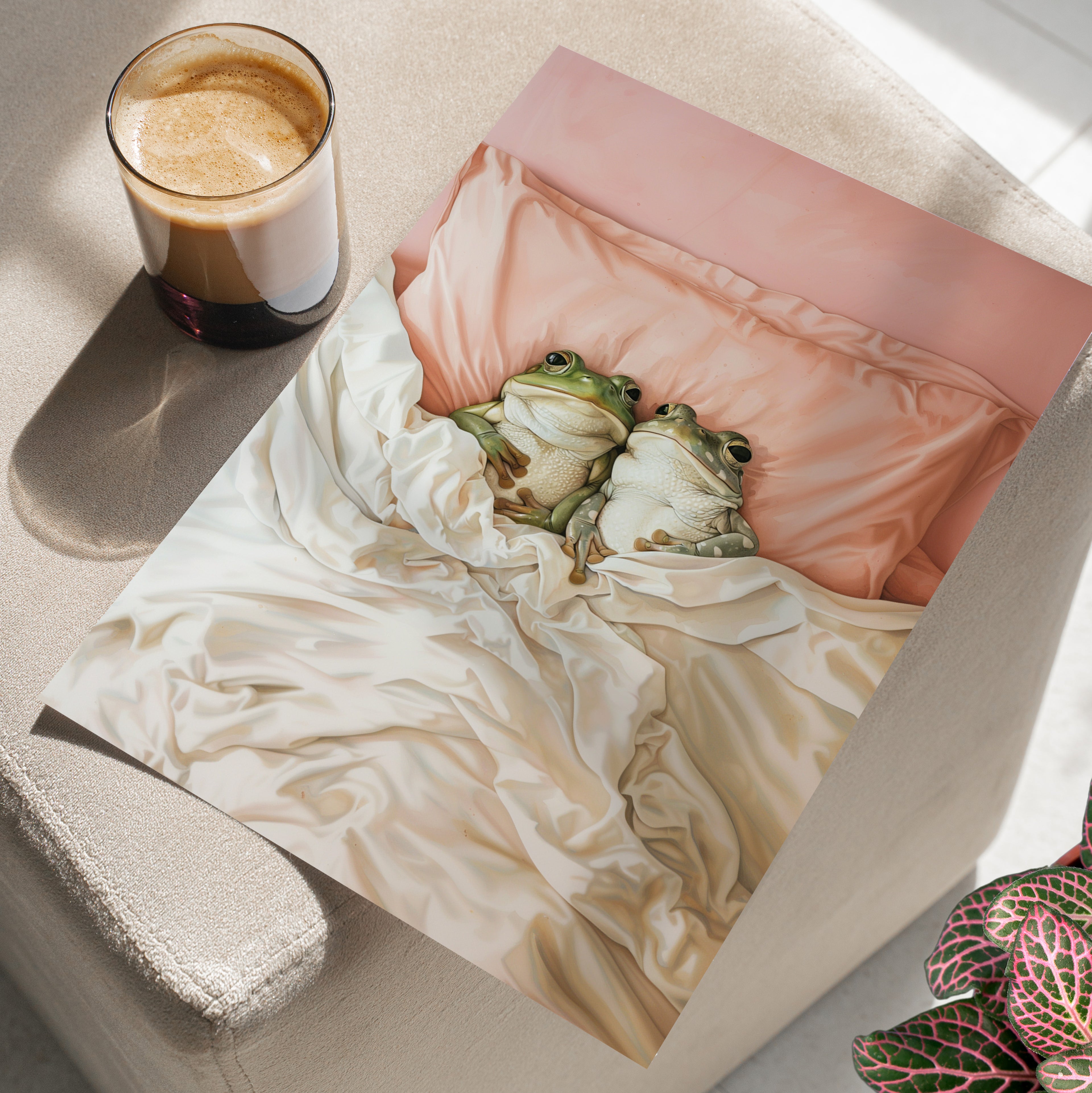 Cozy Frogs Romantic Bliss