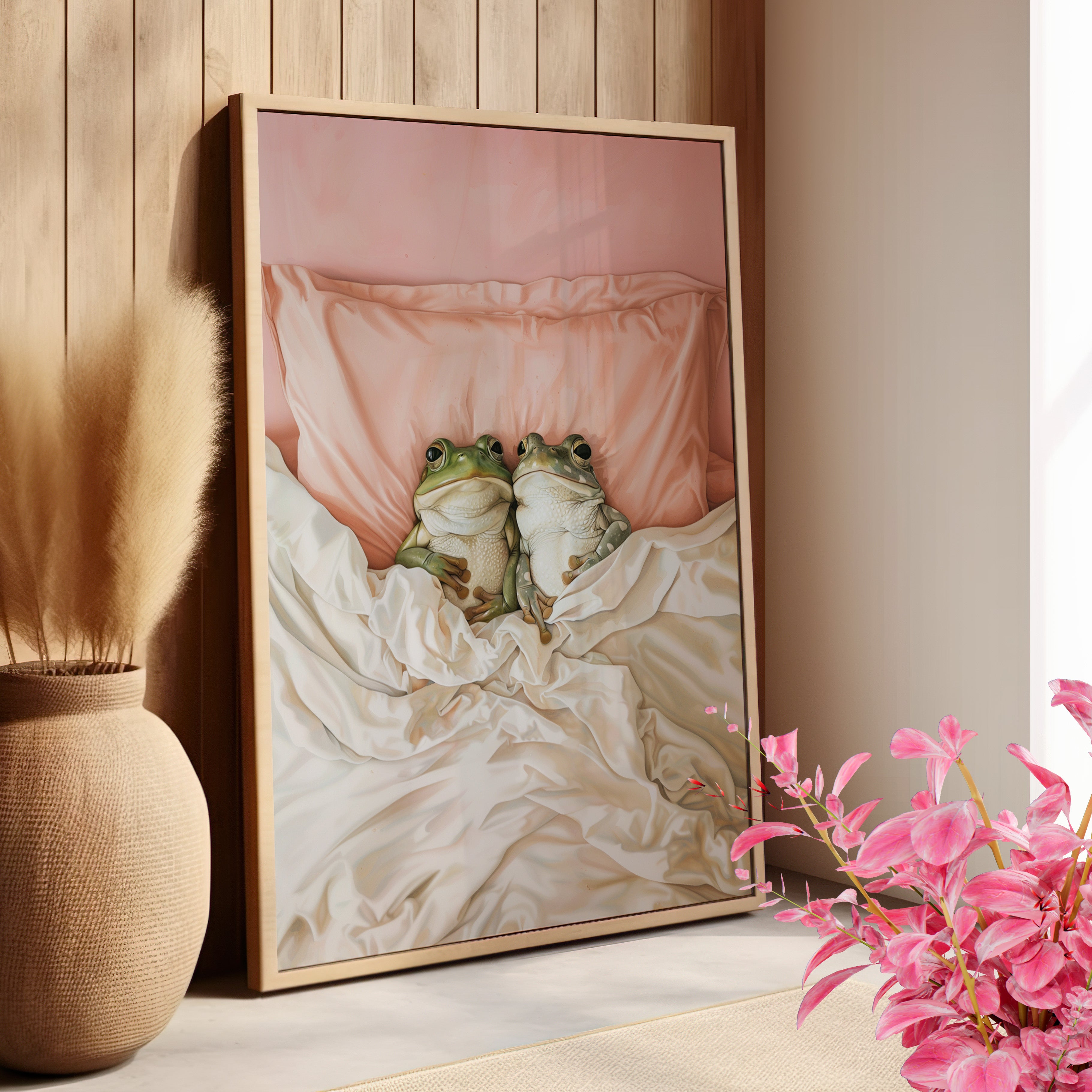 Cozy Frogs Romantic Bliss