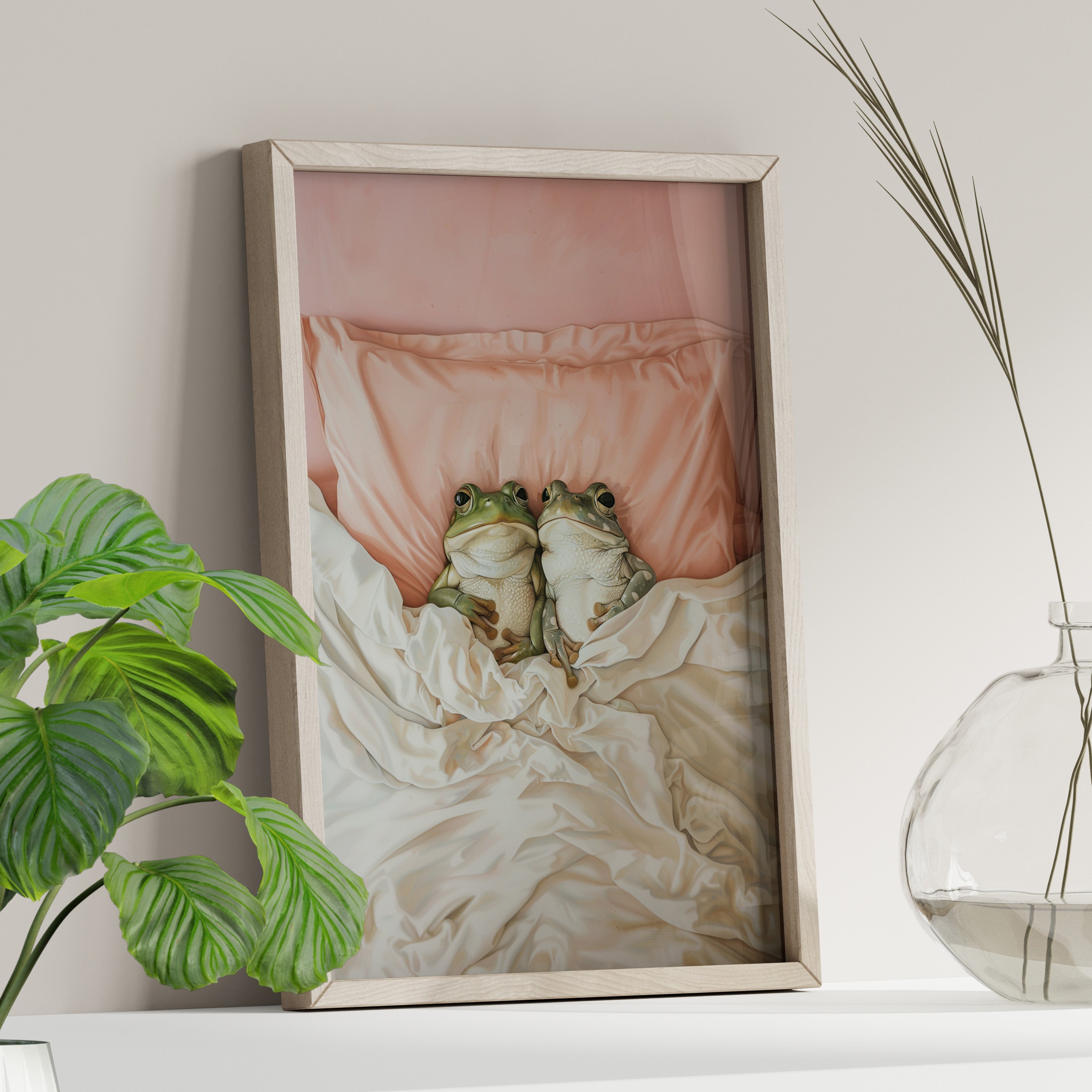 Cozy Frogs Romantic Bliss