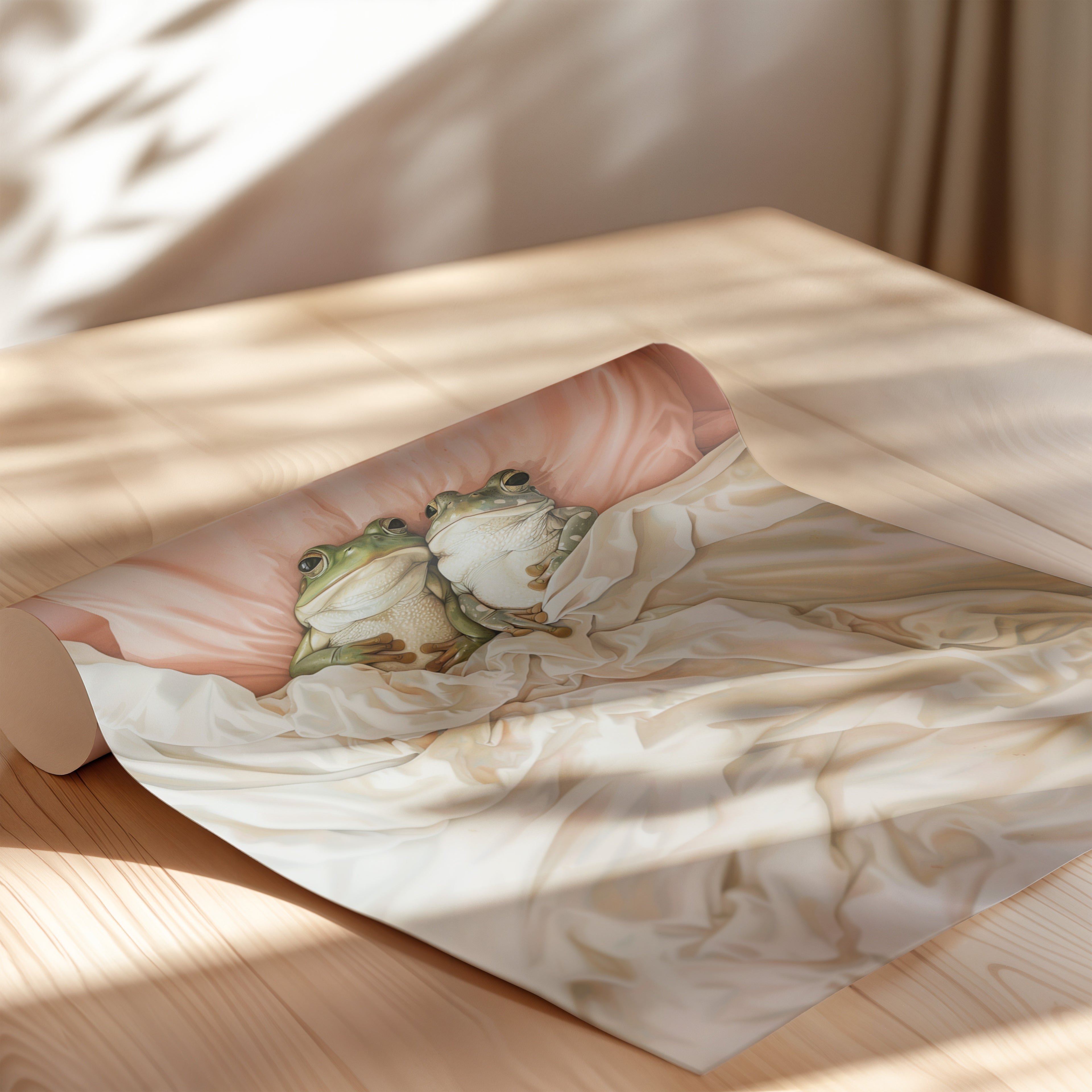 Cozy Frogs Romantic Bliss