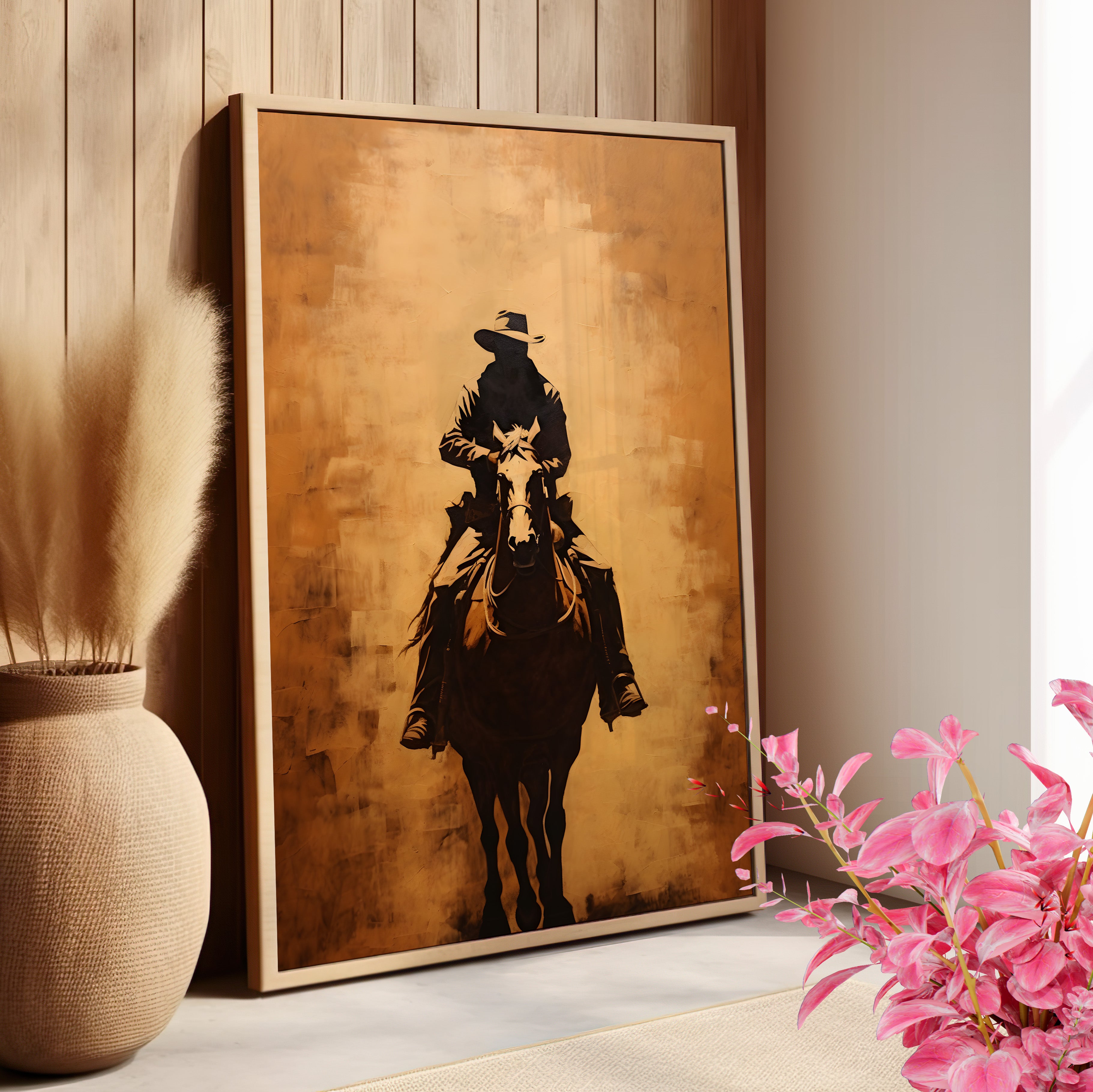 Cowboy Rider Silhouette
