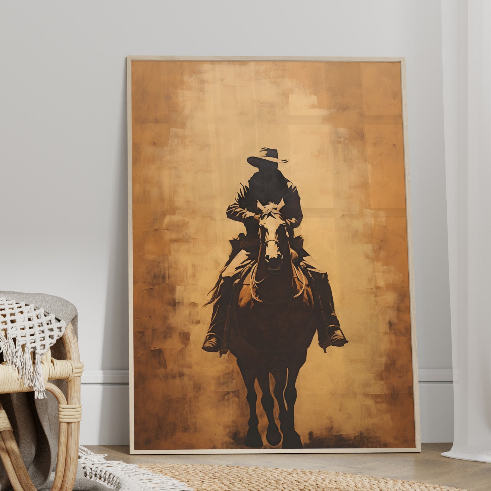 Cowboy Rider Silhouette