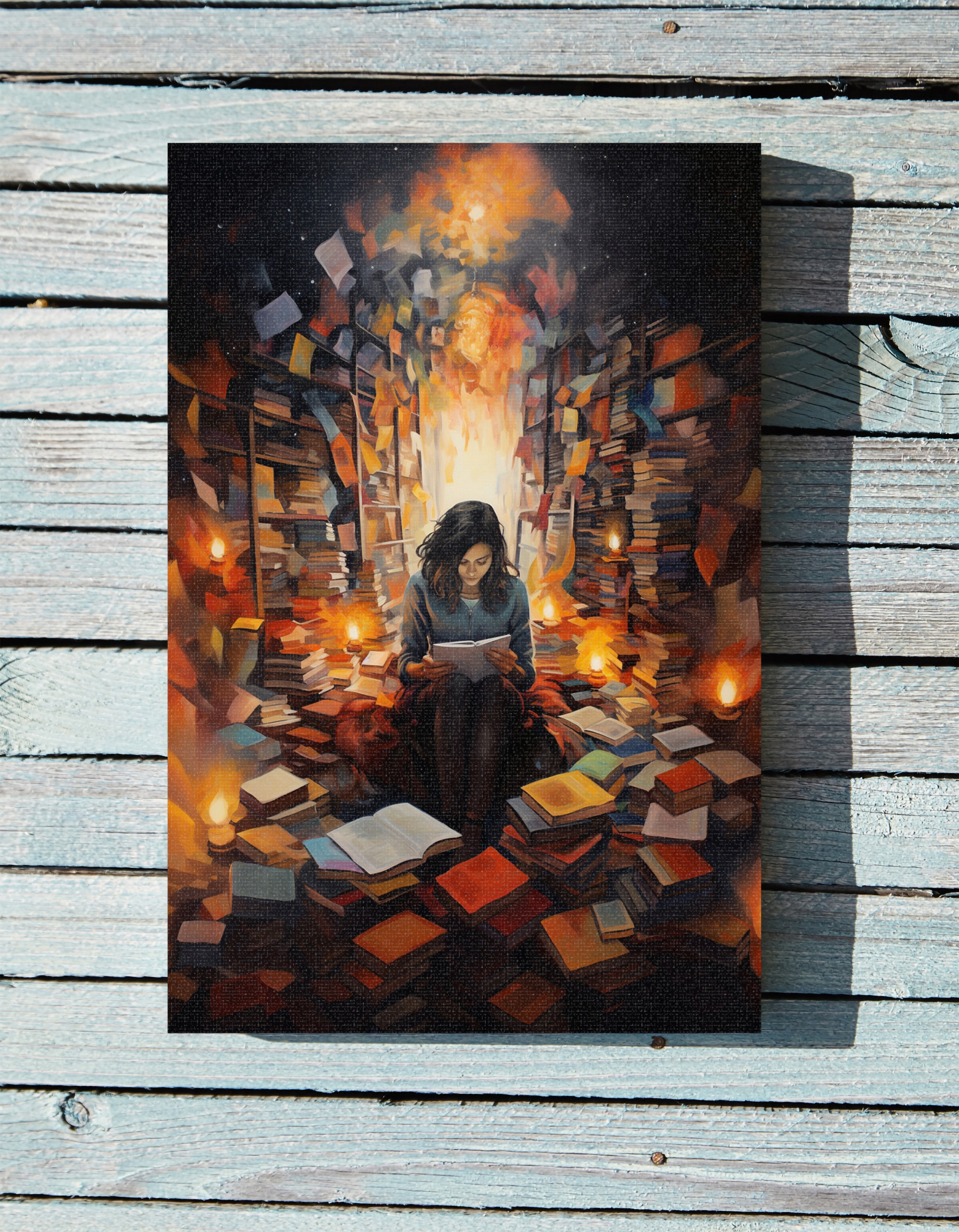 1.25" Matte Canvas - The Sanctuary of Stories