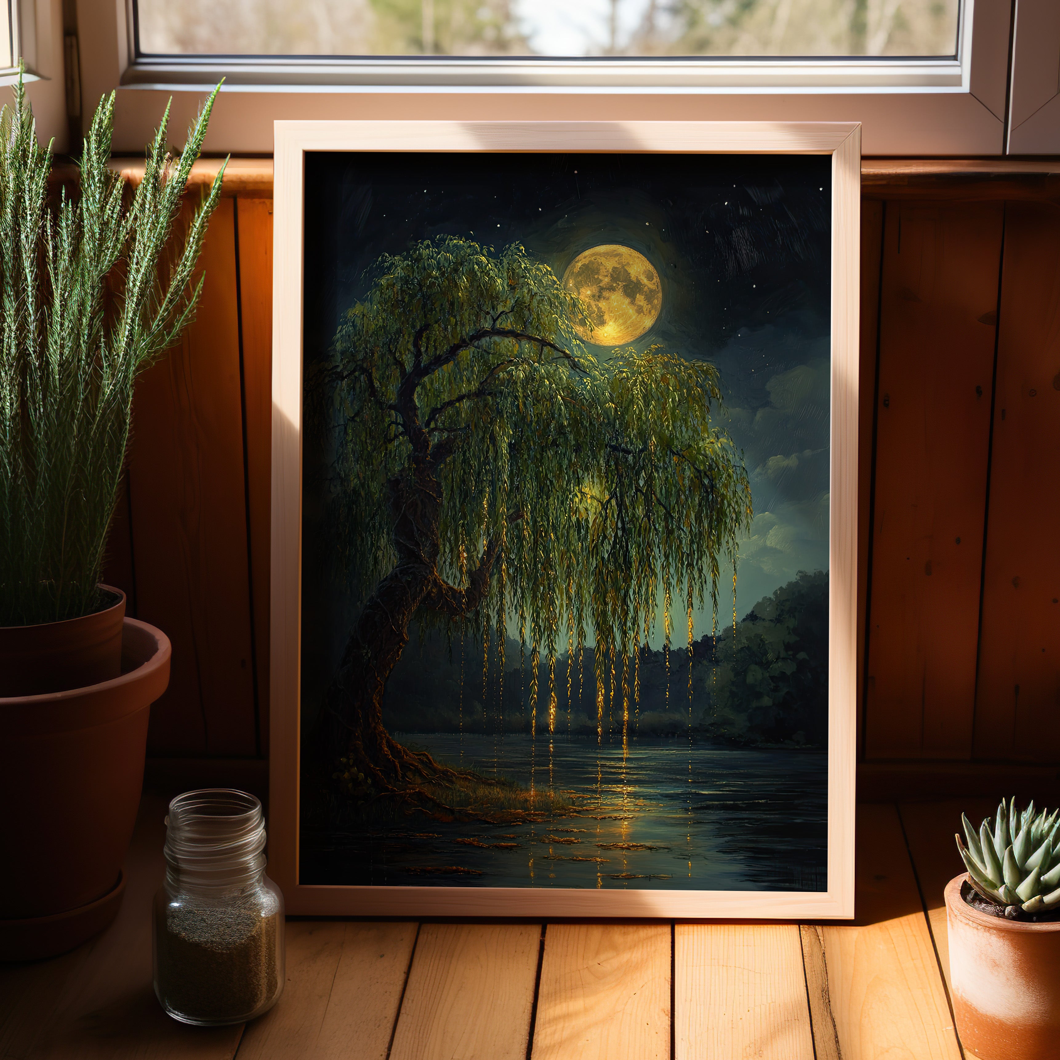Moonlit Willow Glow