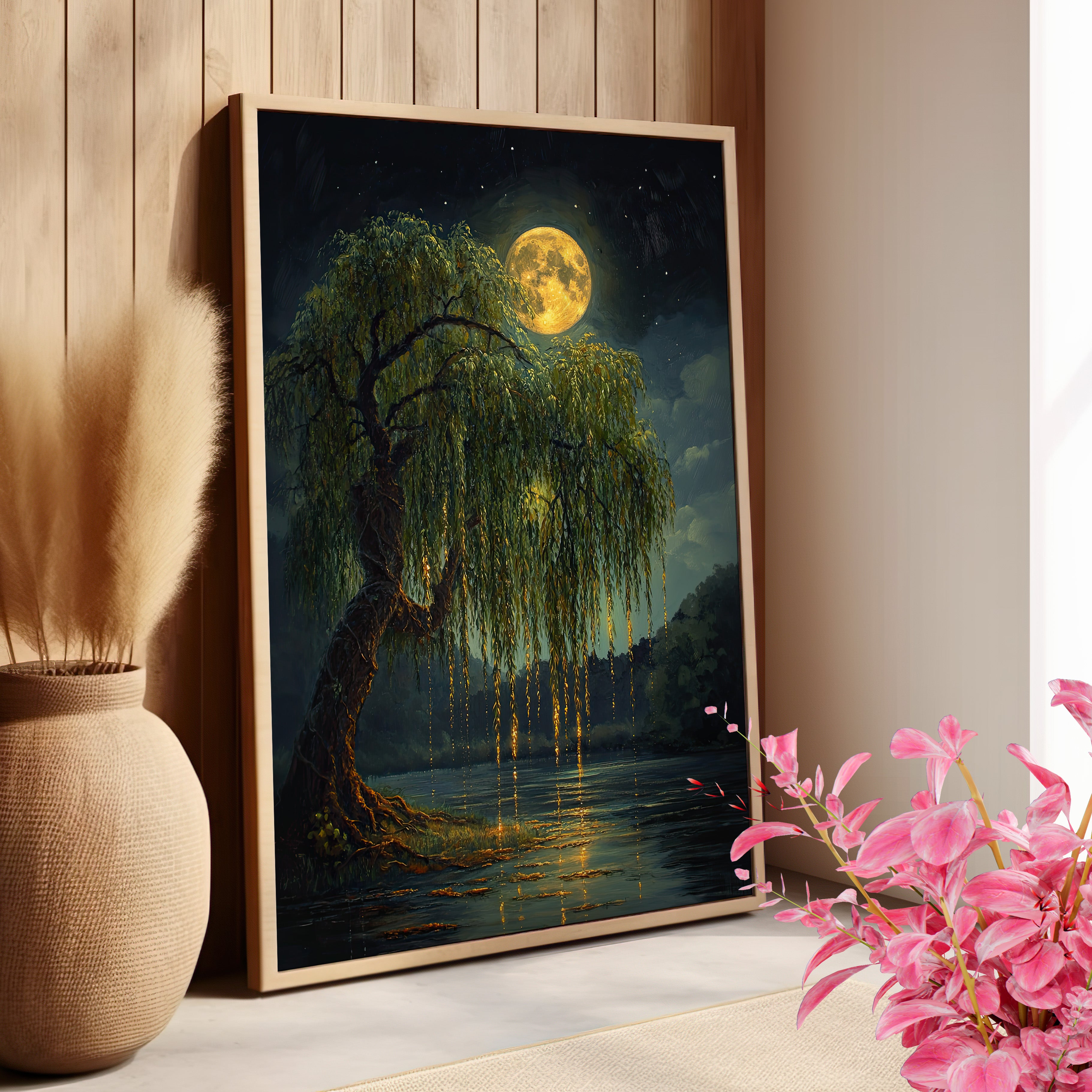 Moonlit Willow Glow