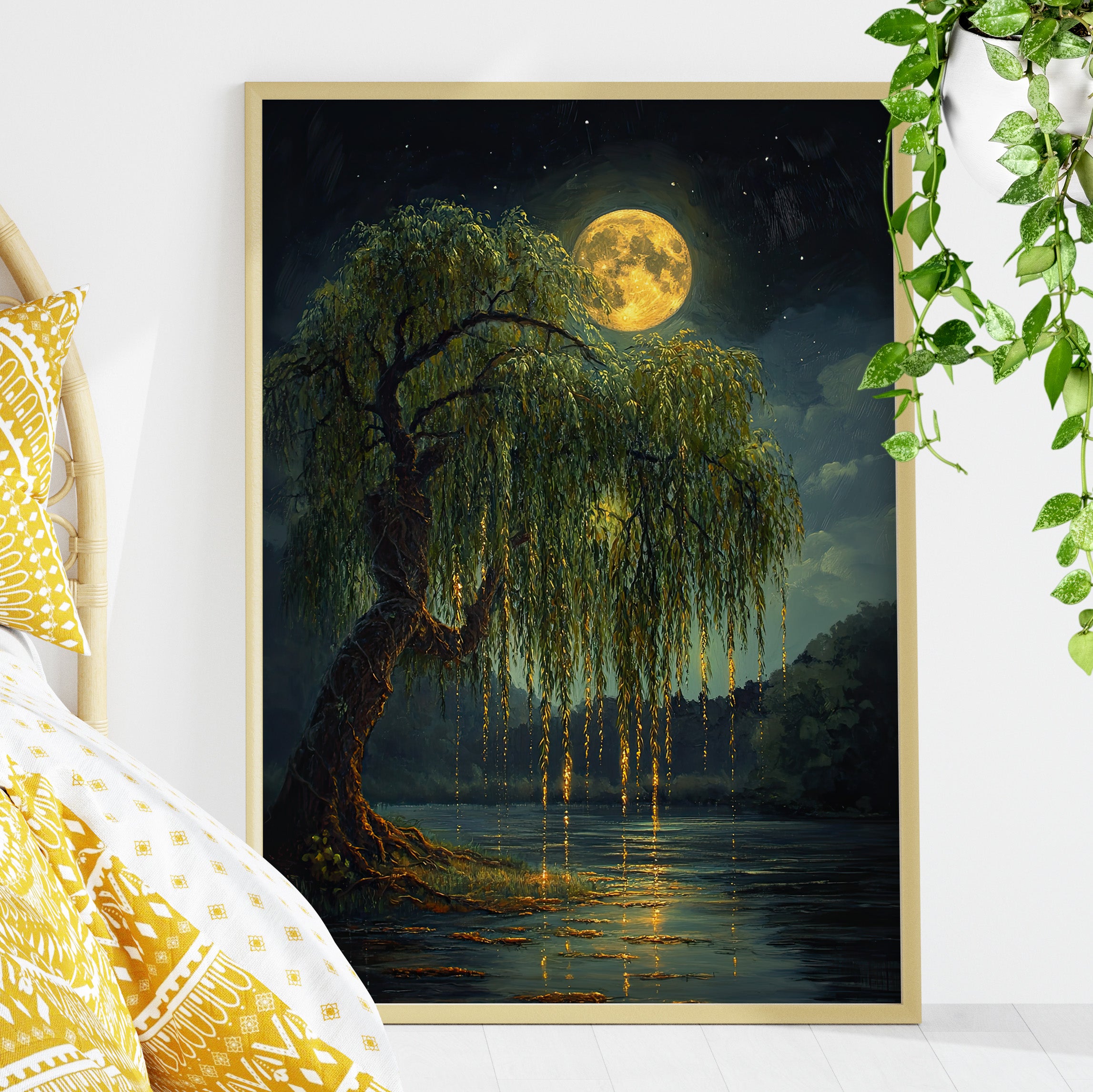 Moonlit Willow Glow