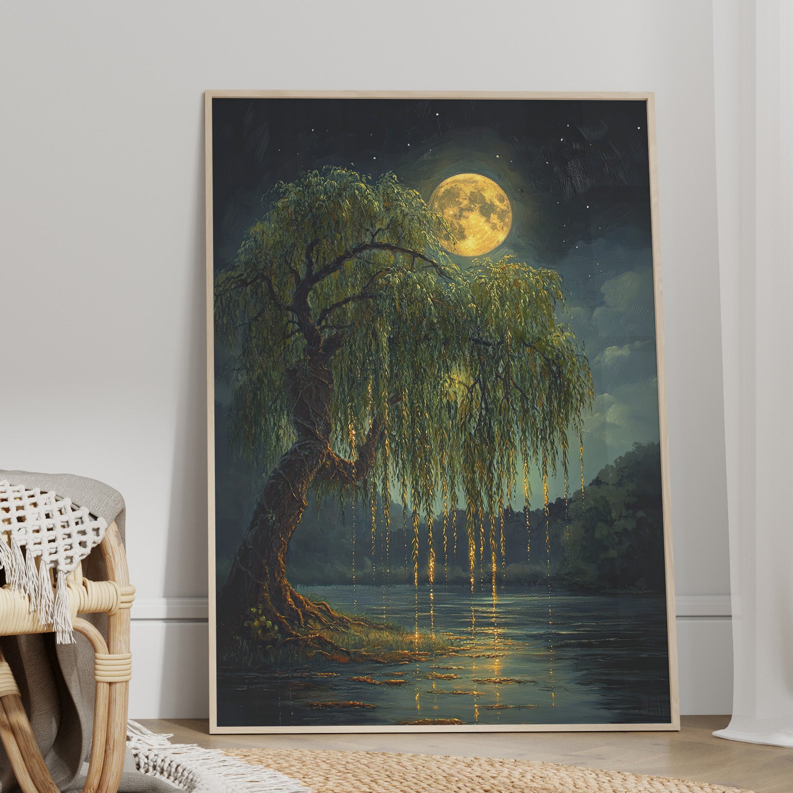 Moonlit Willow Glow