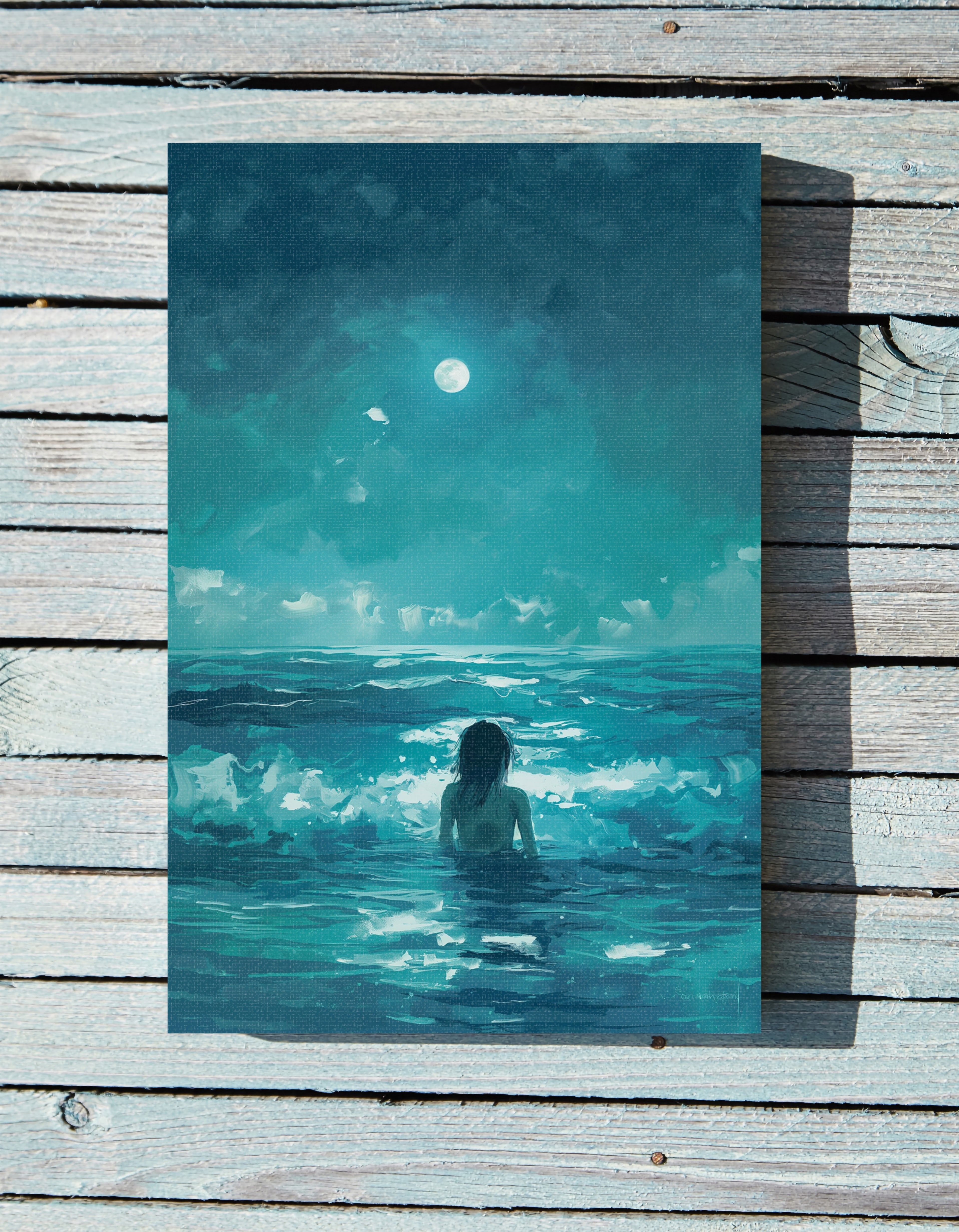 1.25" Matte Canvas - Married to the Sea