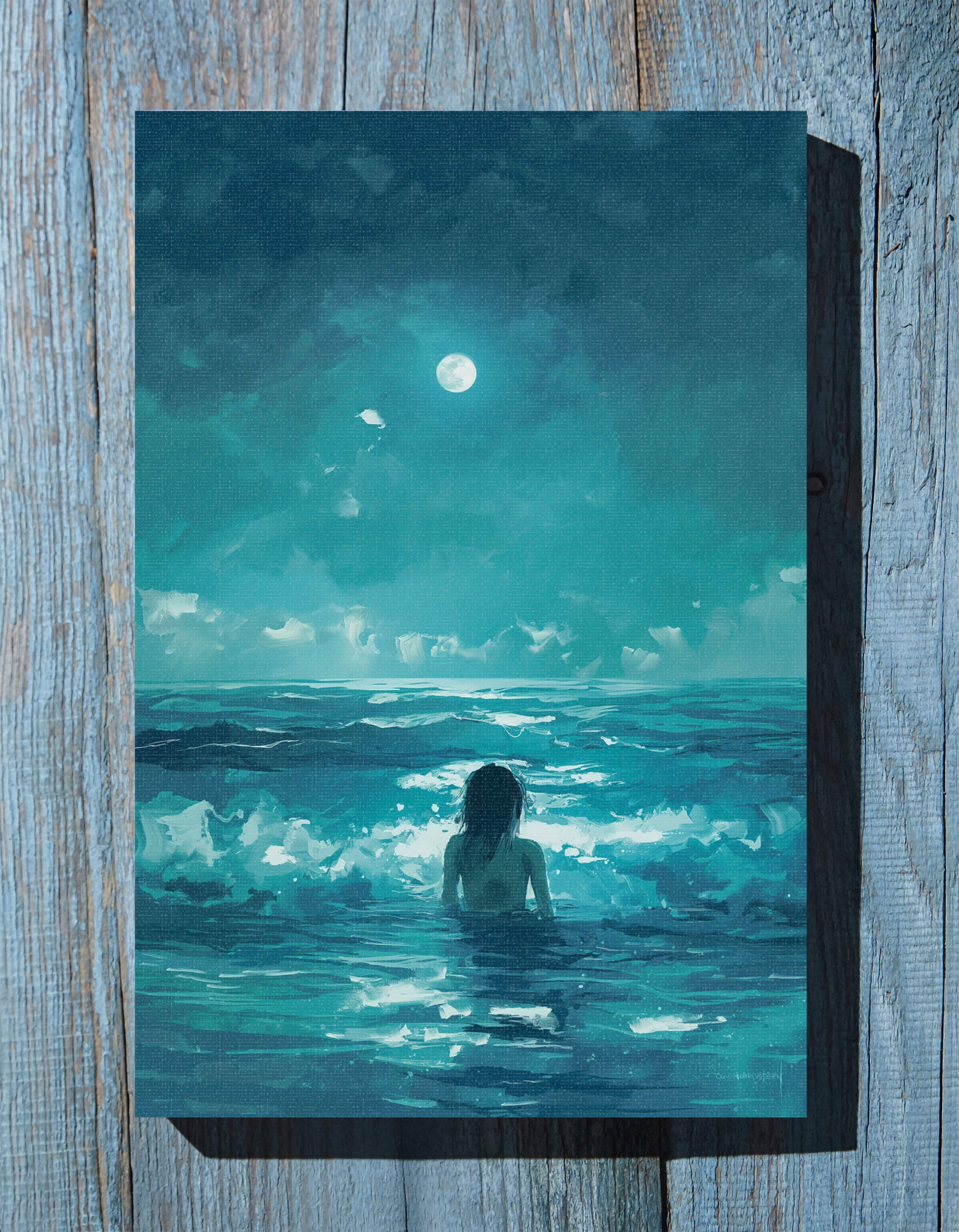 1.25" Matte Canvas - Married to the Sea