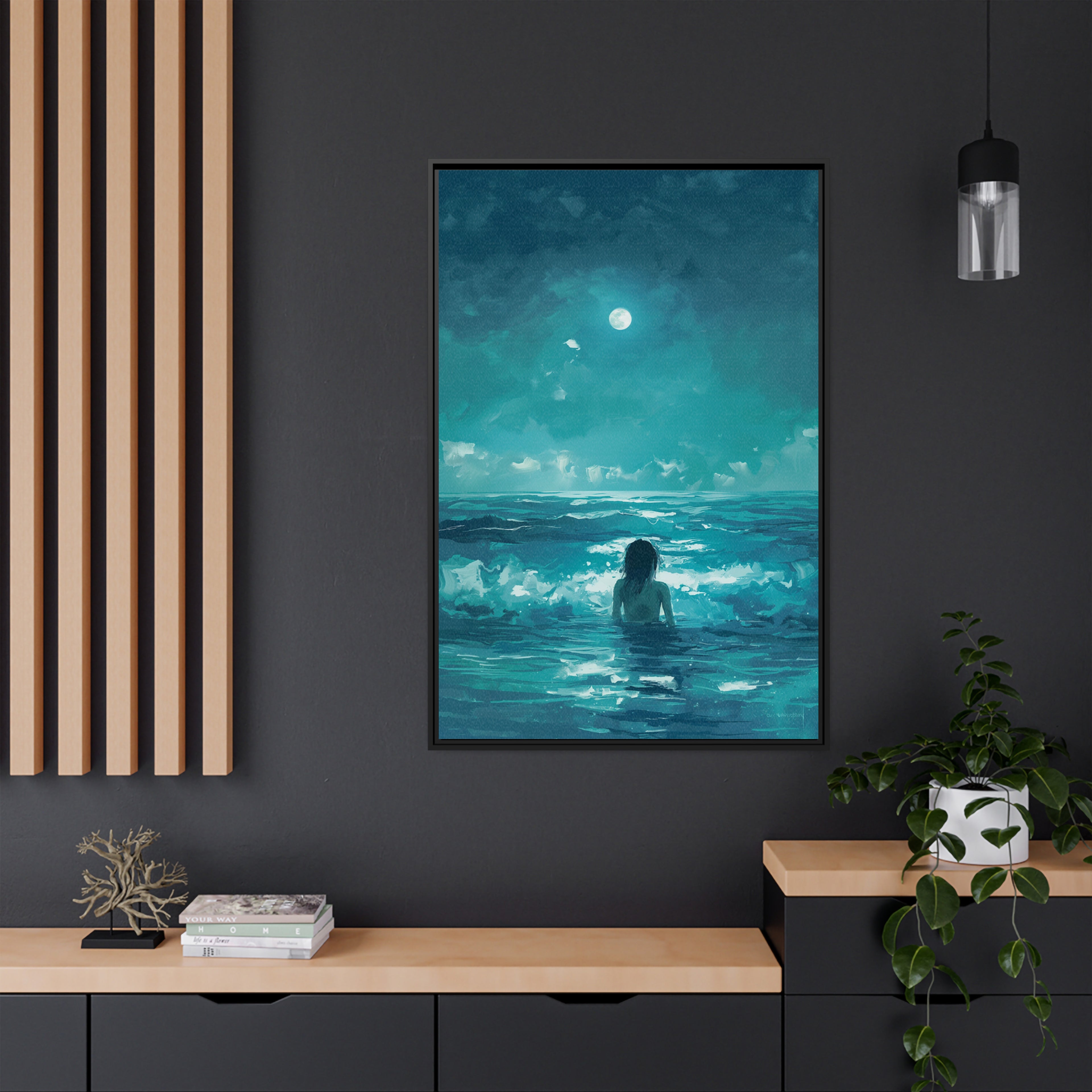 Framed Canvas - Married to the Sea