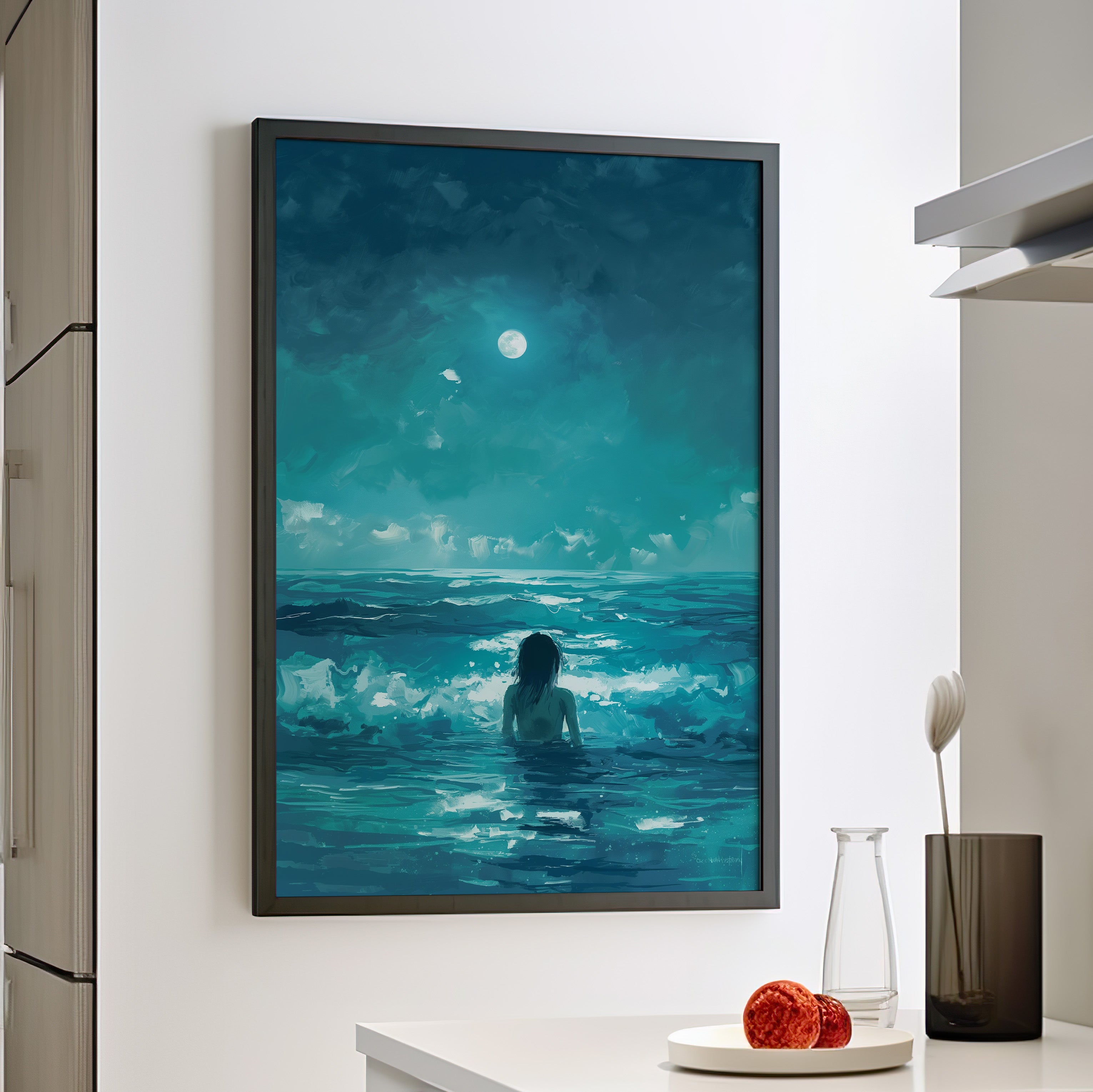 Framed Paper Print - Married to the Sea