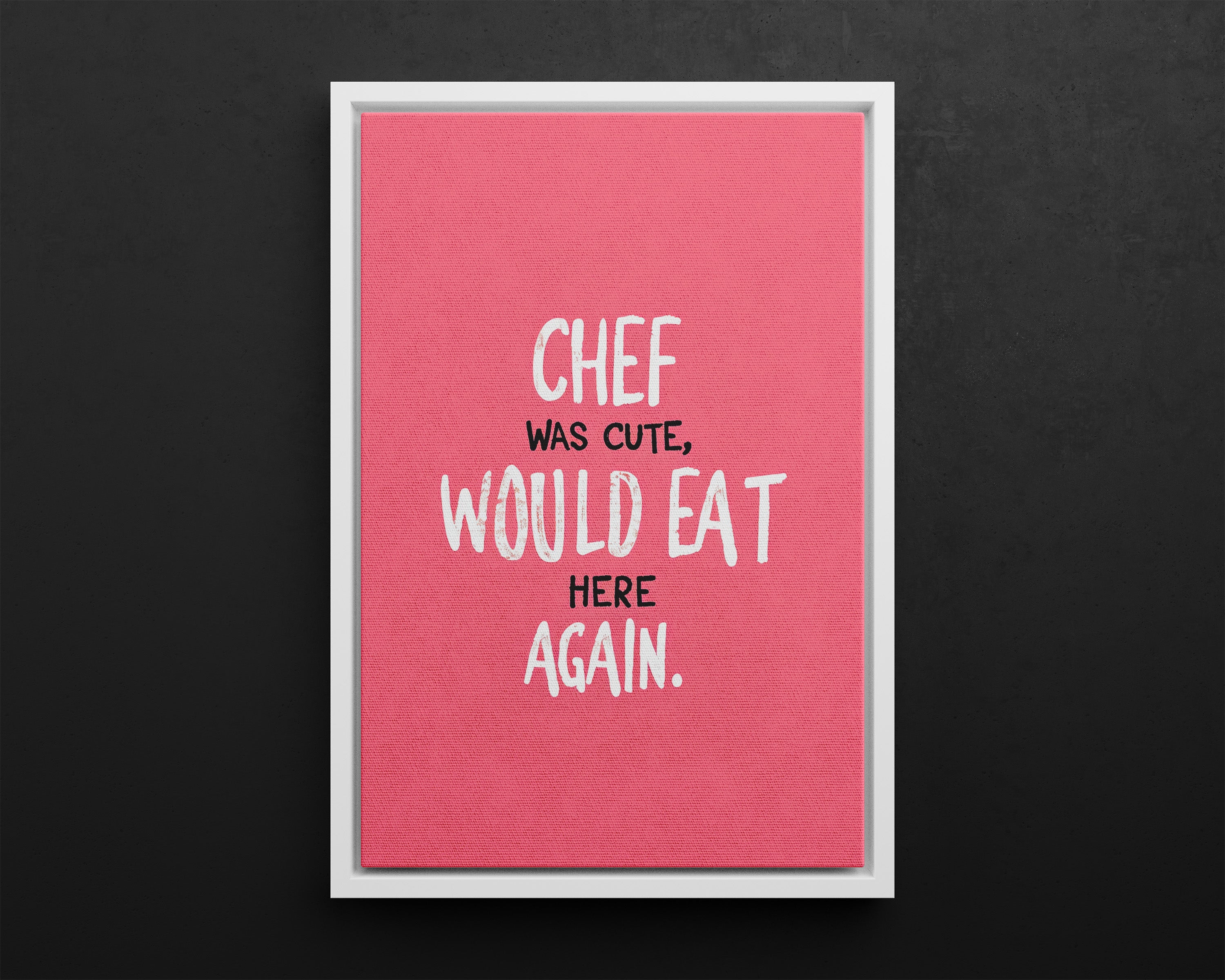 Framed Canvas - Chef’s Charm