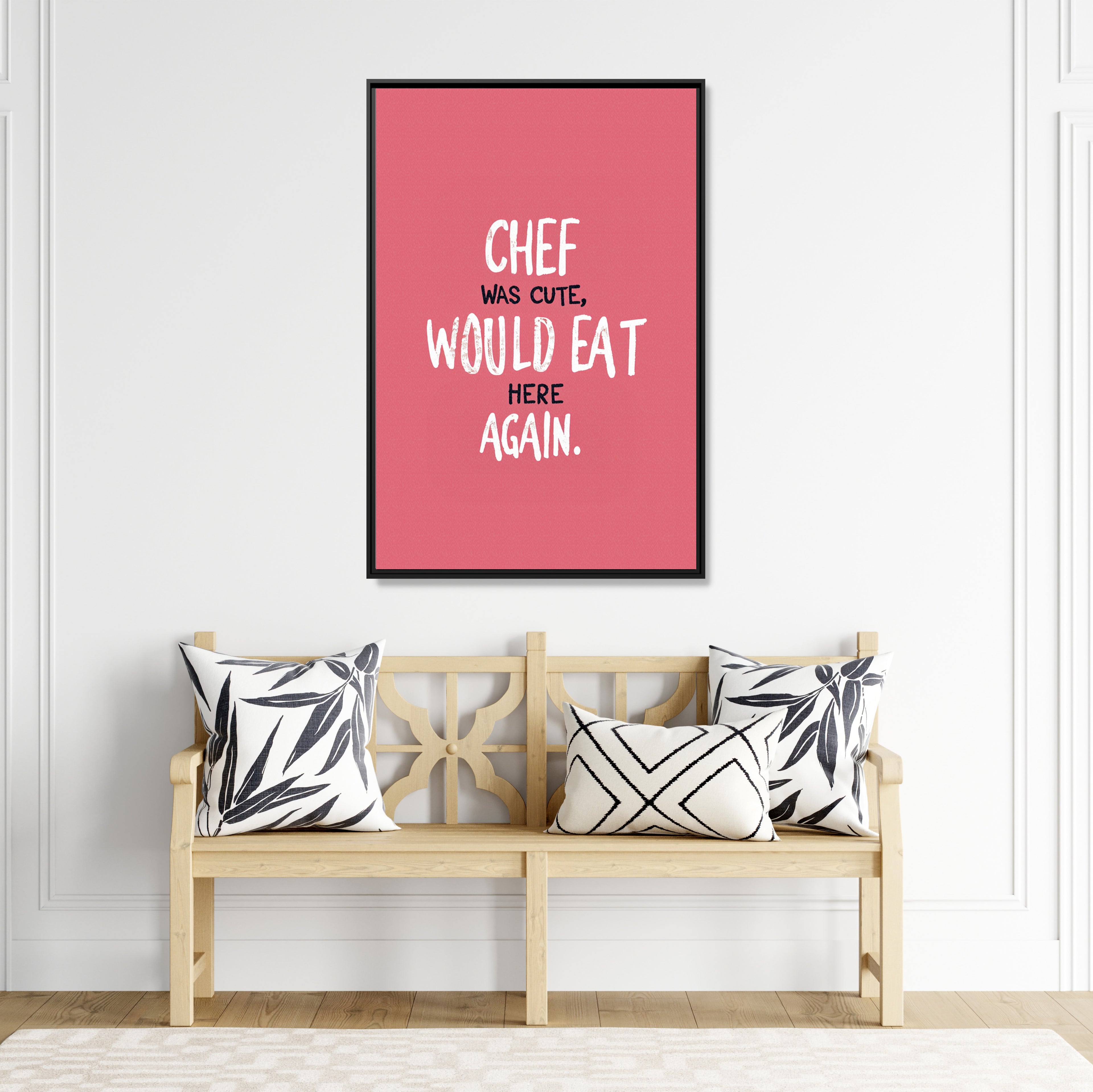 Framed Canvas - Chef’s Charm