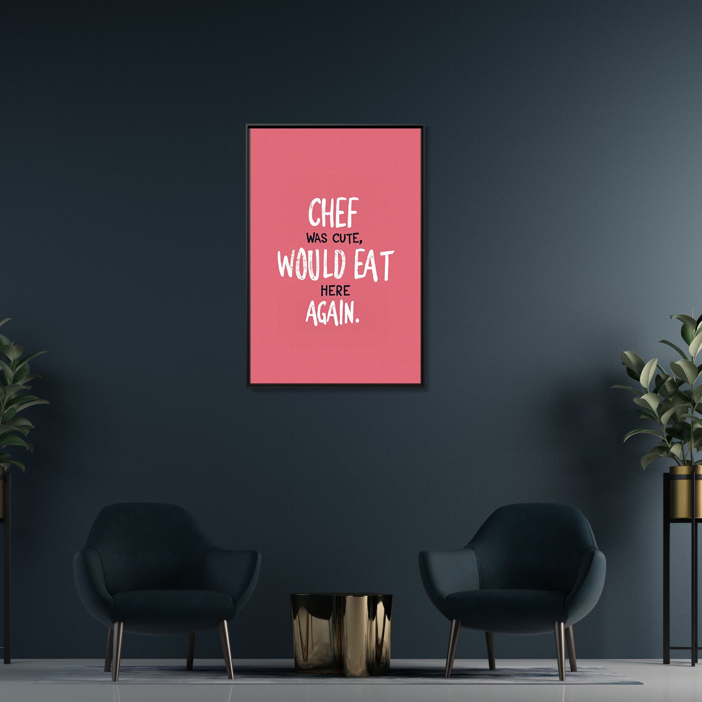Framed Canvas - Chef’s Charm