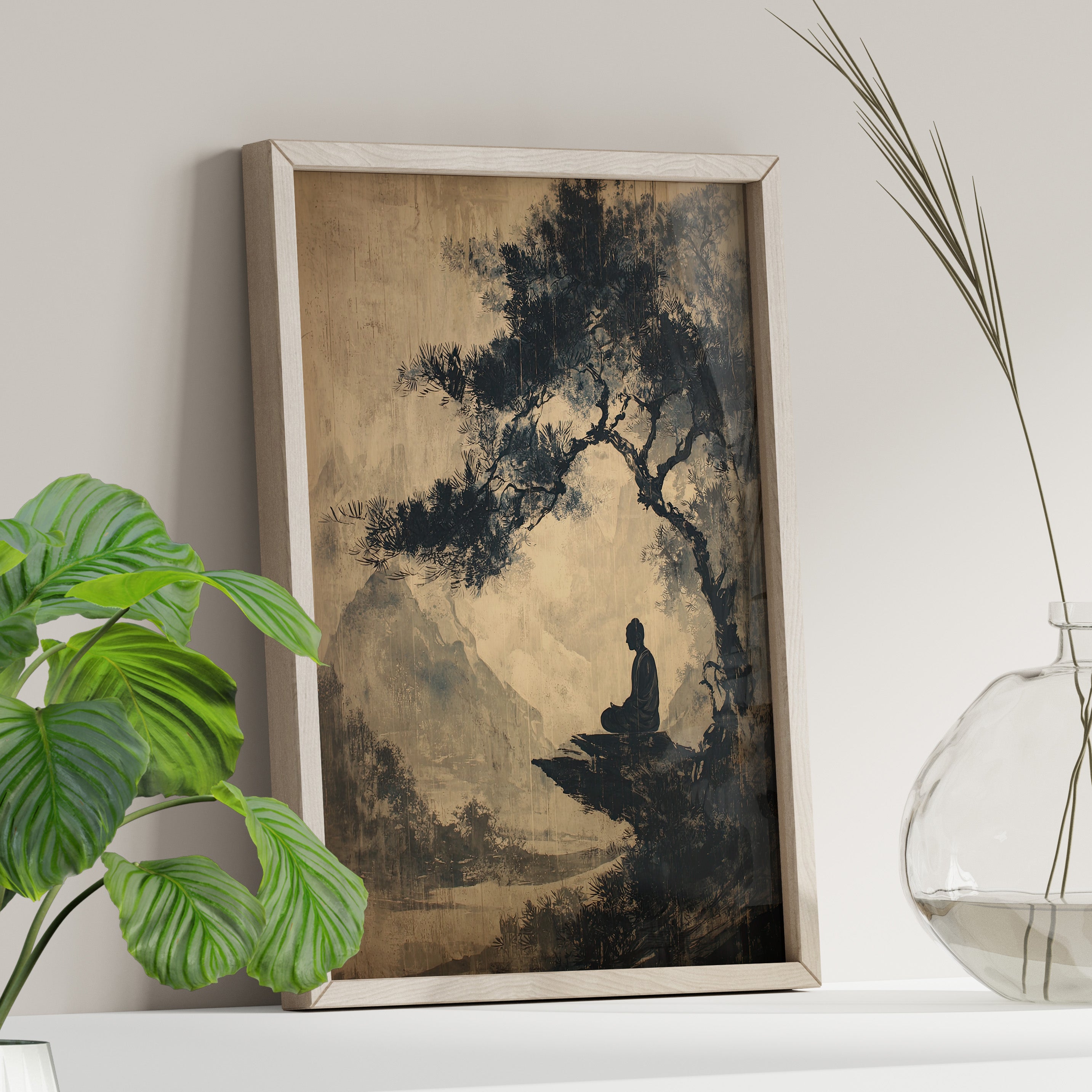 Mountain Tree Zen Silence