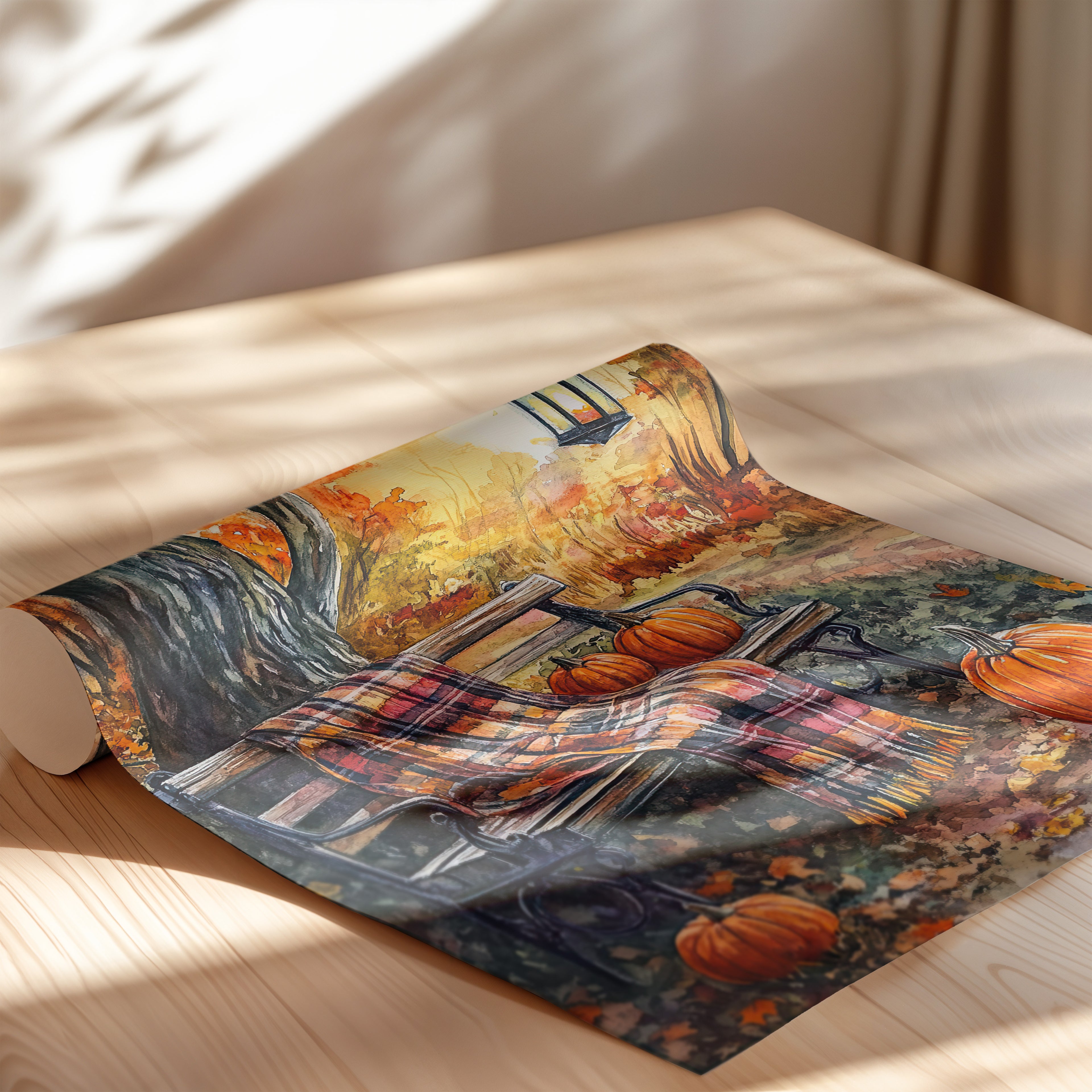 Golden Pause in Fall