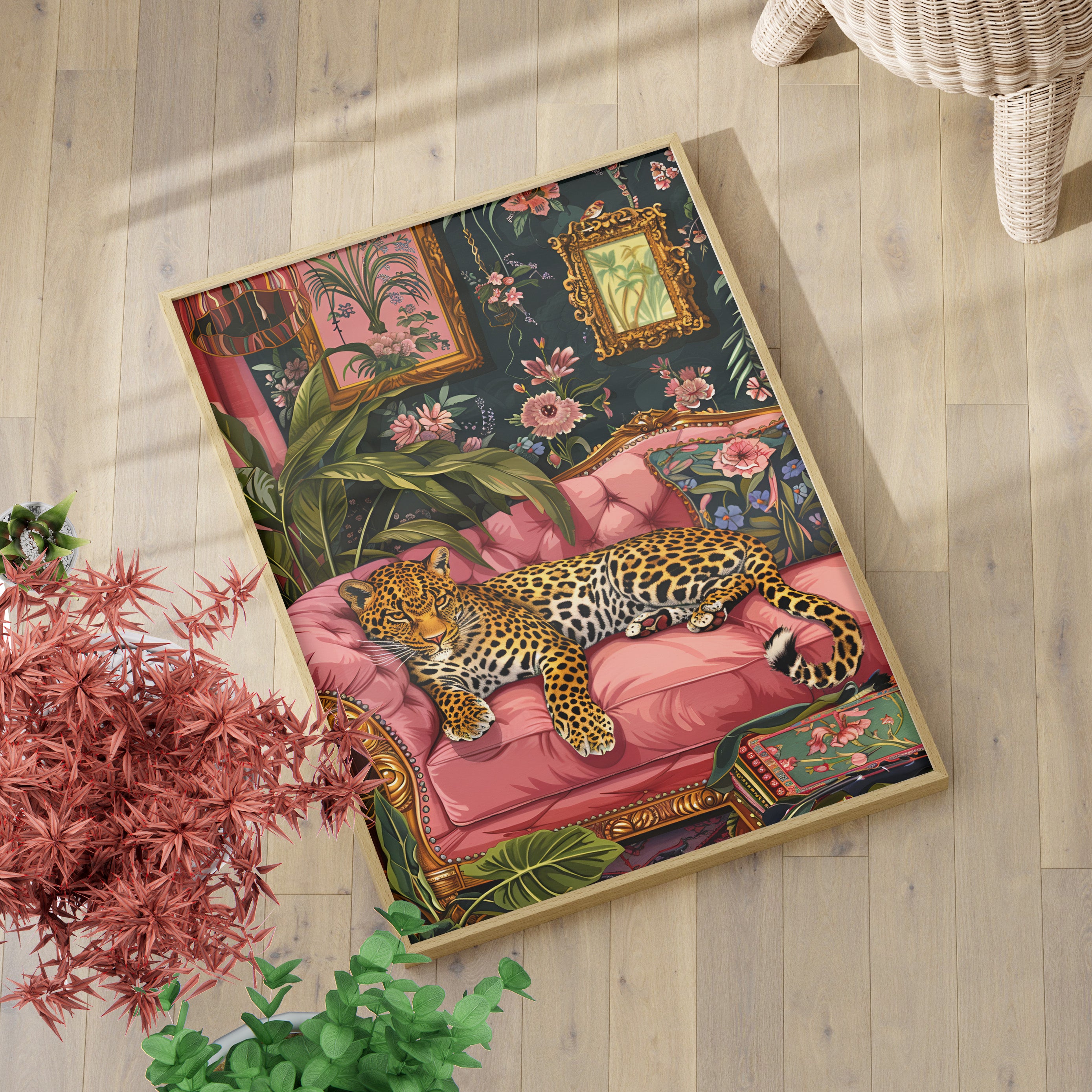 Leopard Lounge in Bloom