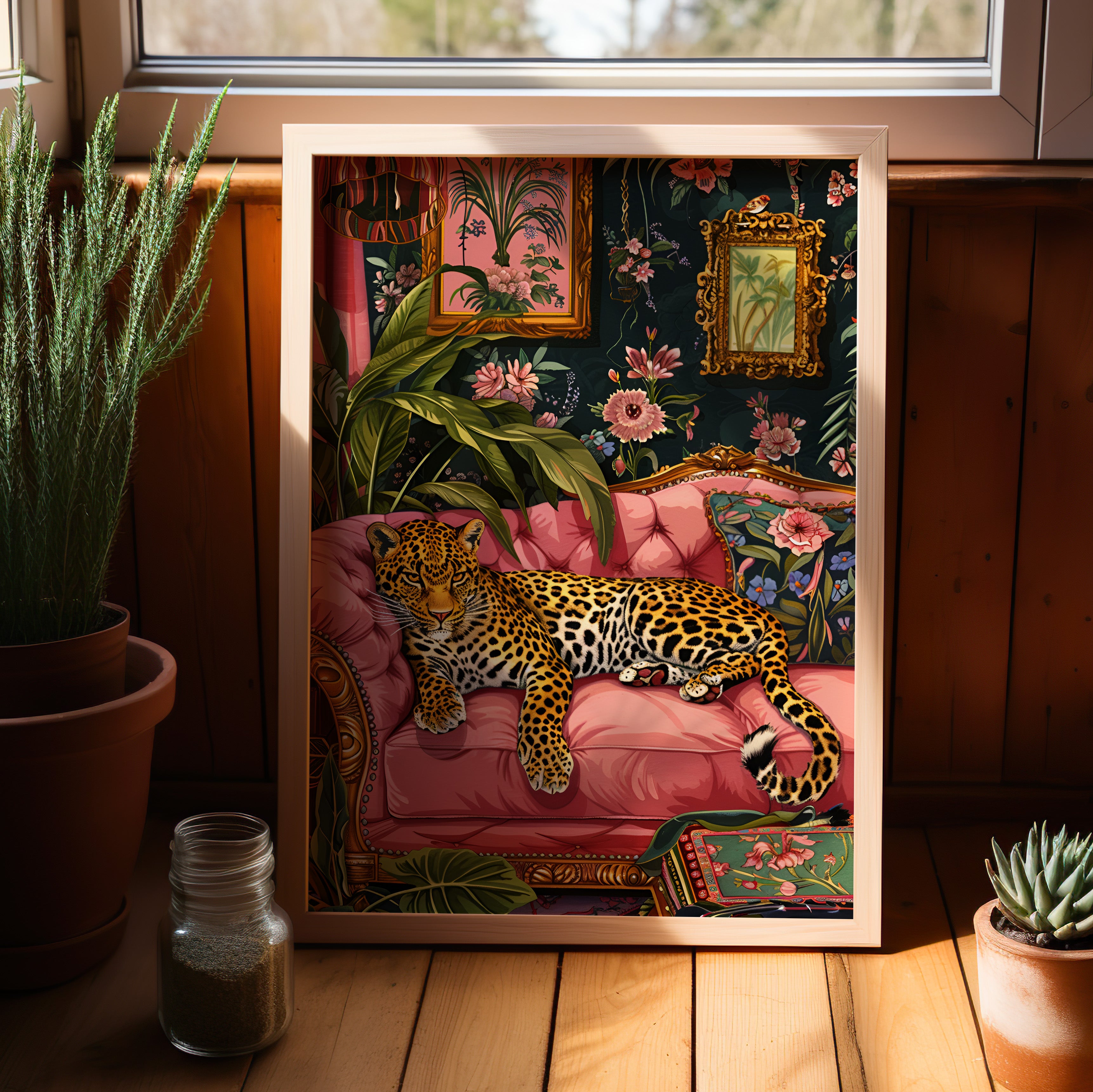 Leopard Lounge in Bloom