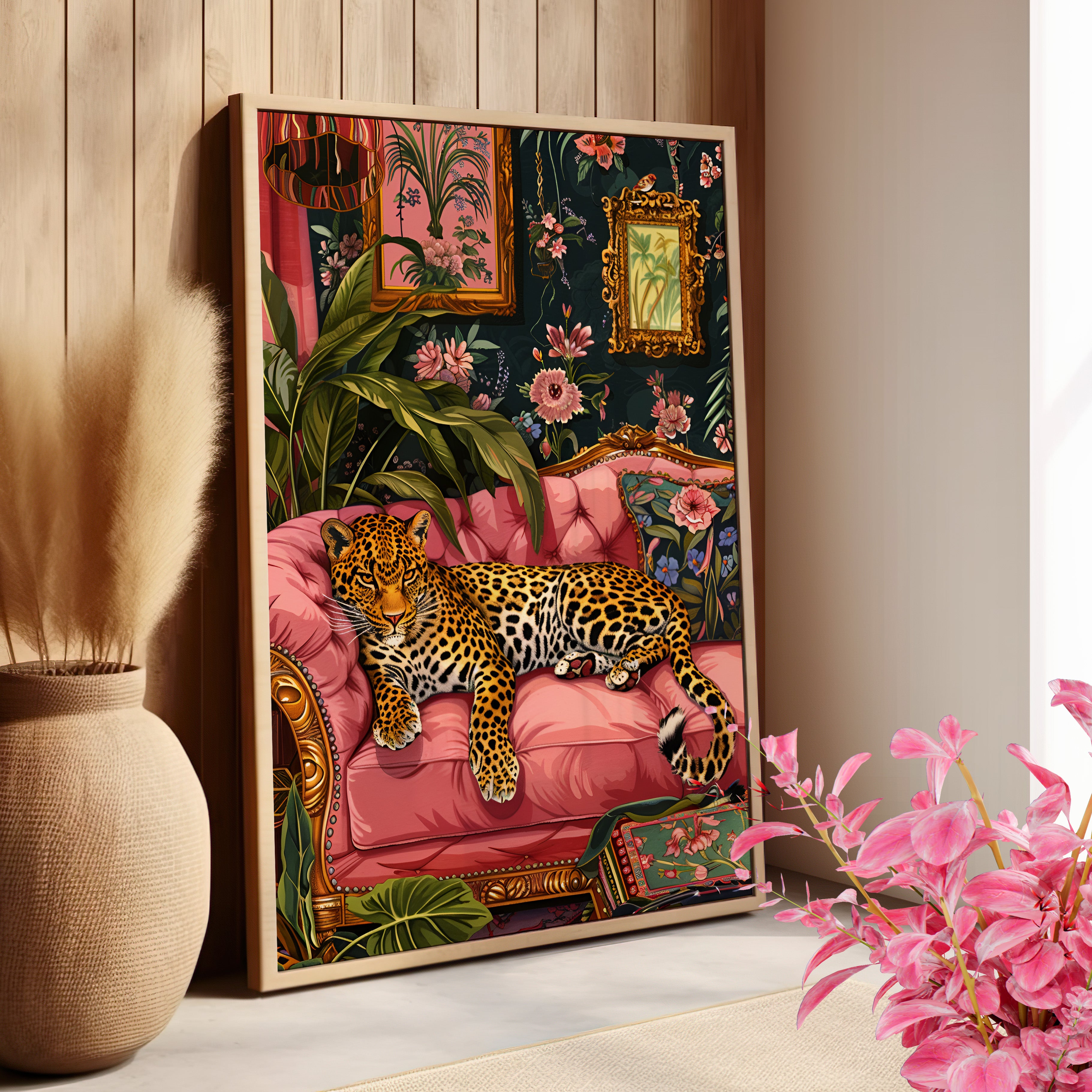 Leopard Lounge in Bloom