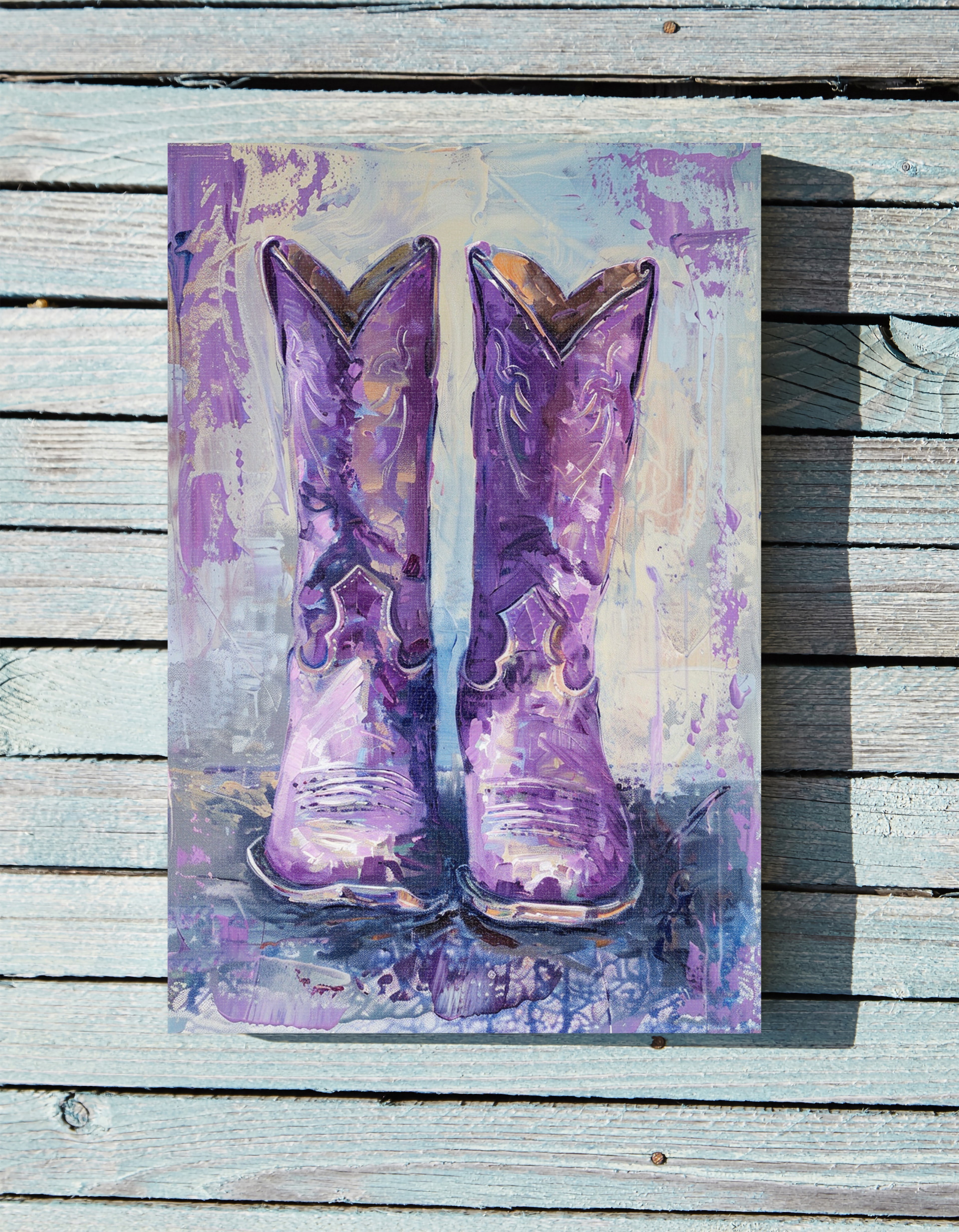 1.25" Matte Canvas - Violet Cowgirl Spirit
